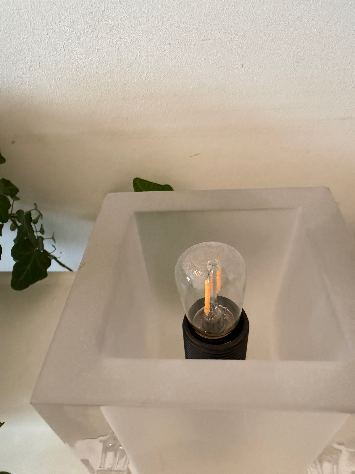 Nachtmann Ice Cube tafellamp jaren 70