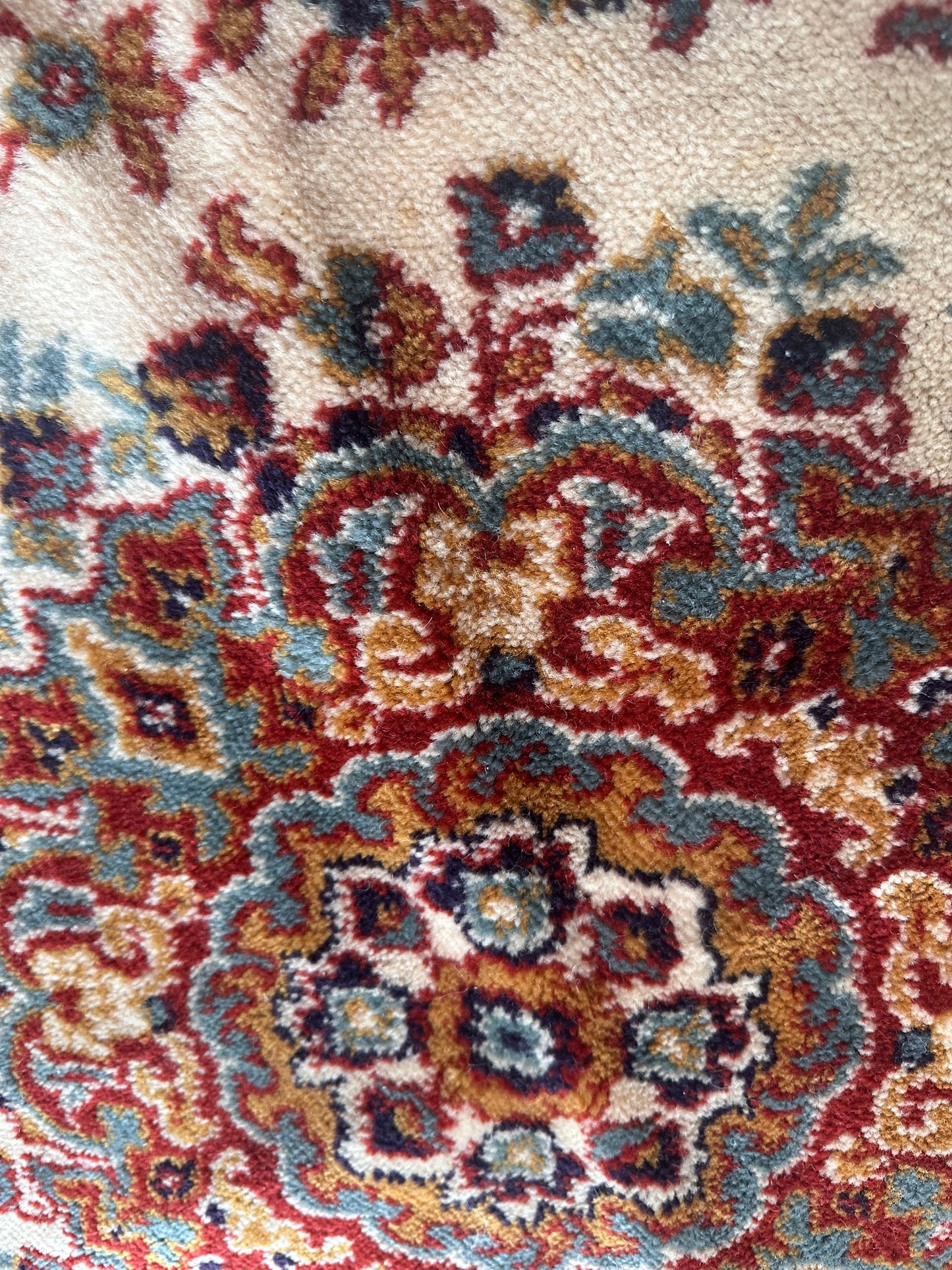 Vintage rond vloerkleed