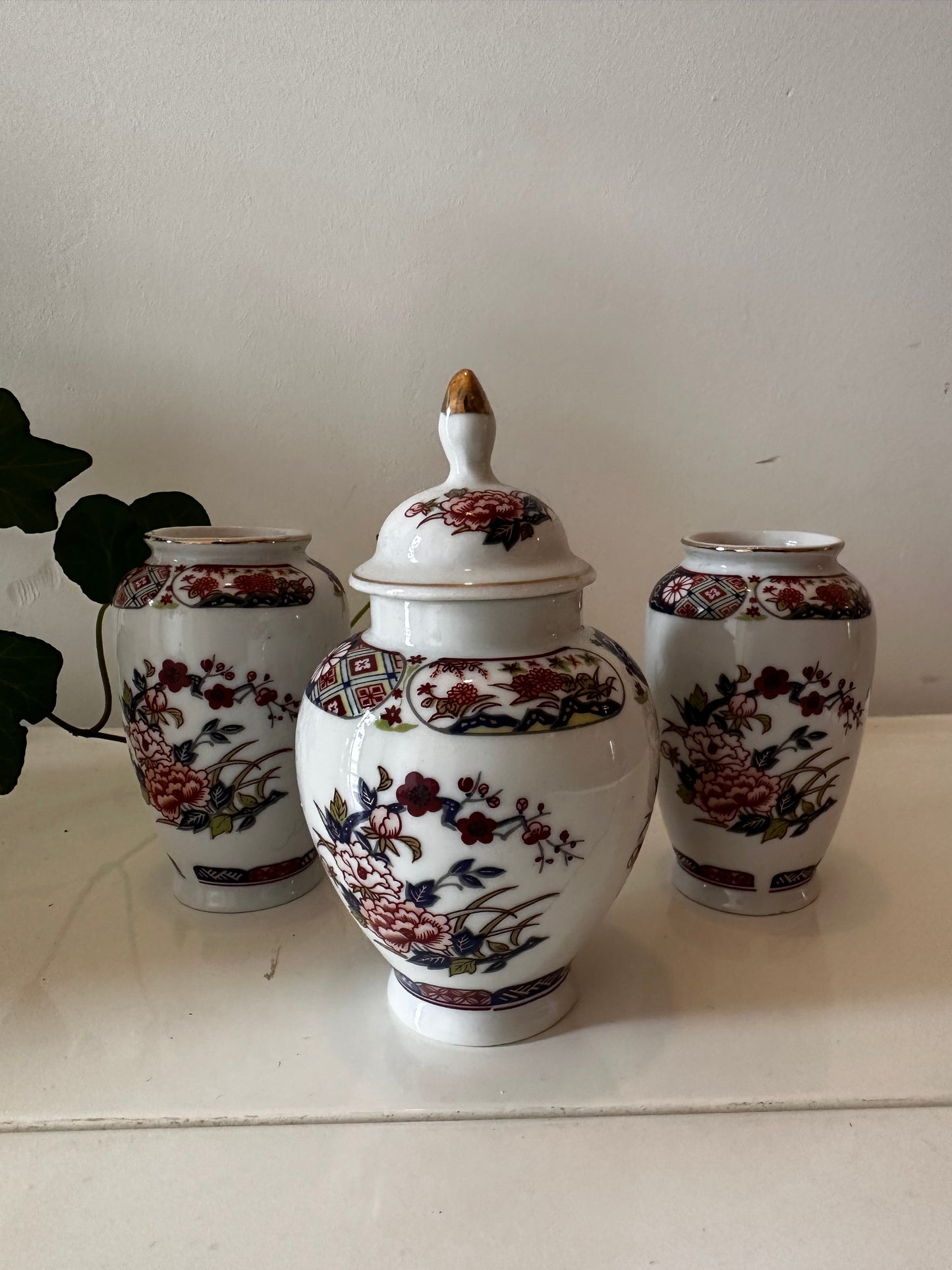 Set van 3 Chinese vaasjes