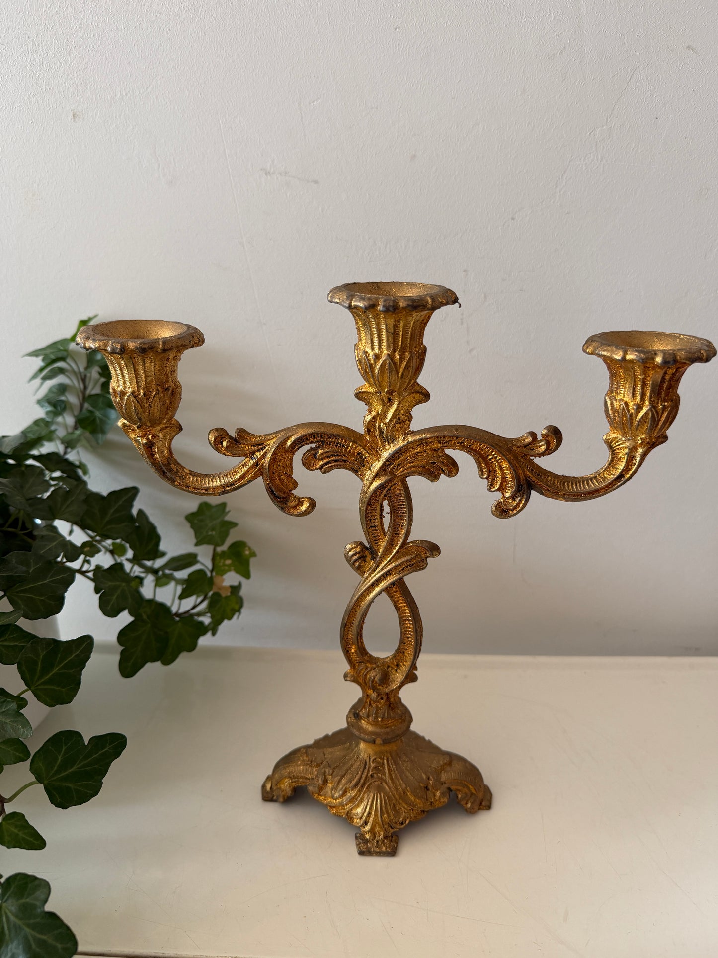 Vintage barok kandelaar