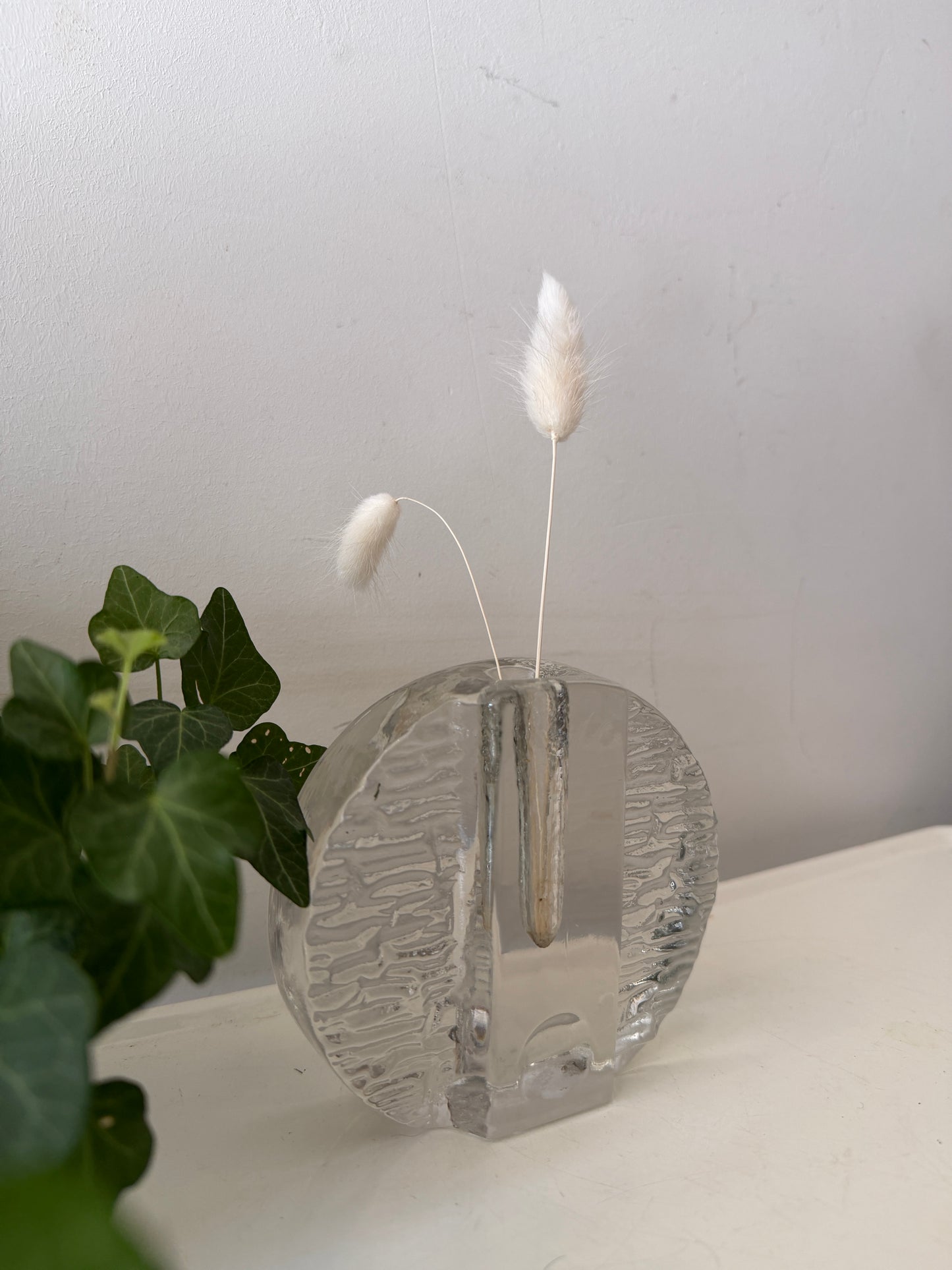 Kristallen solifleur blockvaas