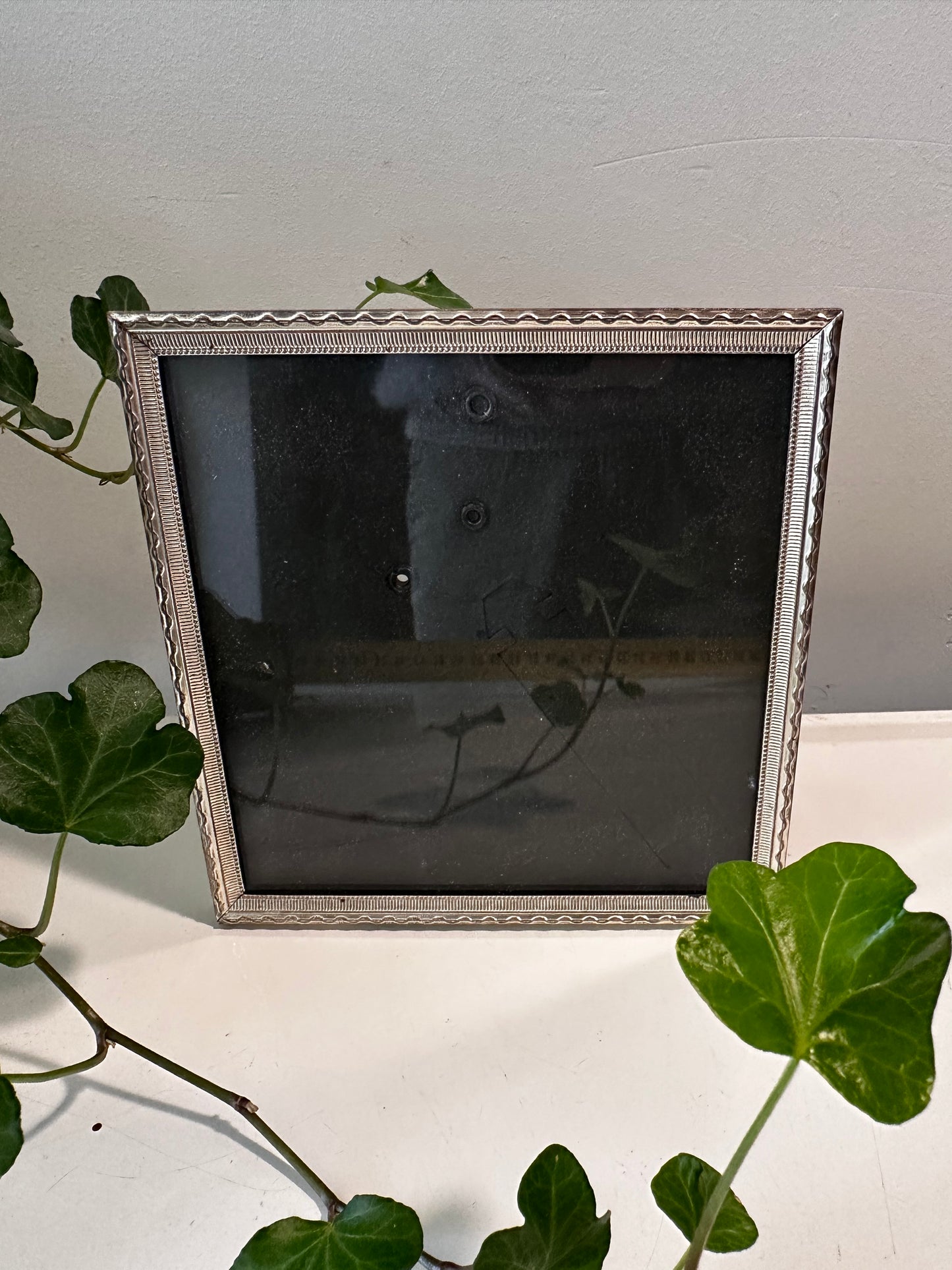 Fotolijstje zilverkleurig vintage