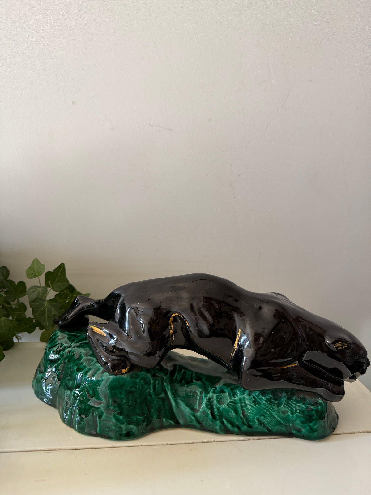 Mid Century keramieken luipaard