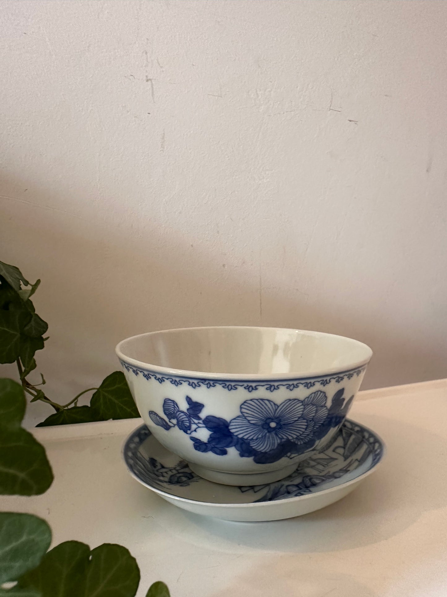 Chinees kommetje met schoteltje