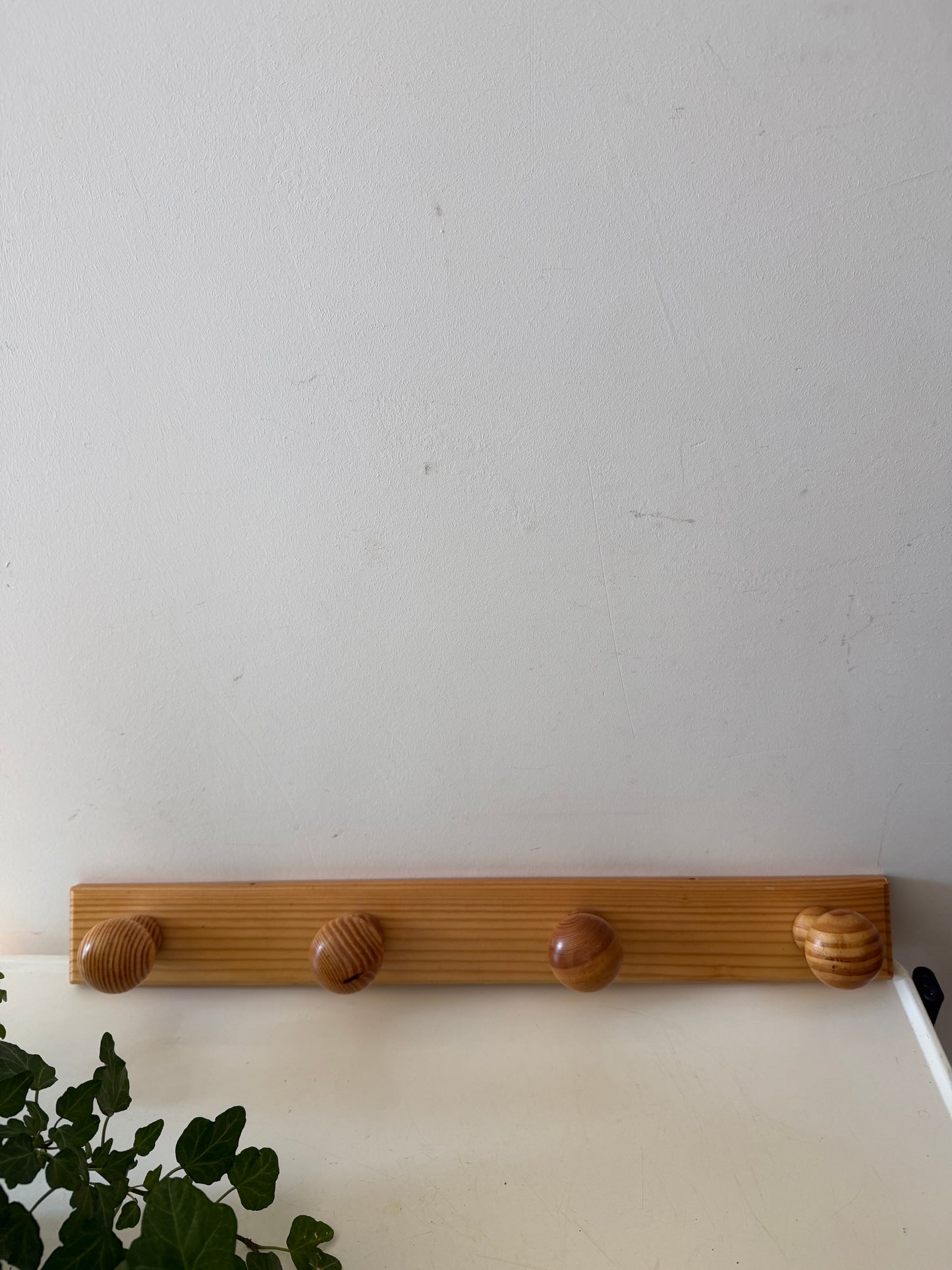 Houten kapstokje jaren 80