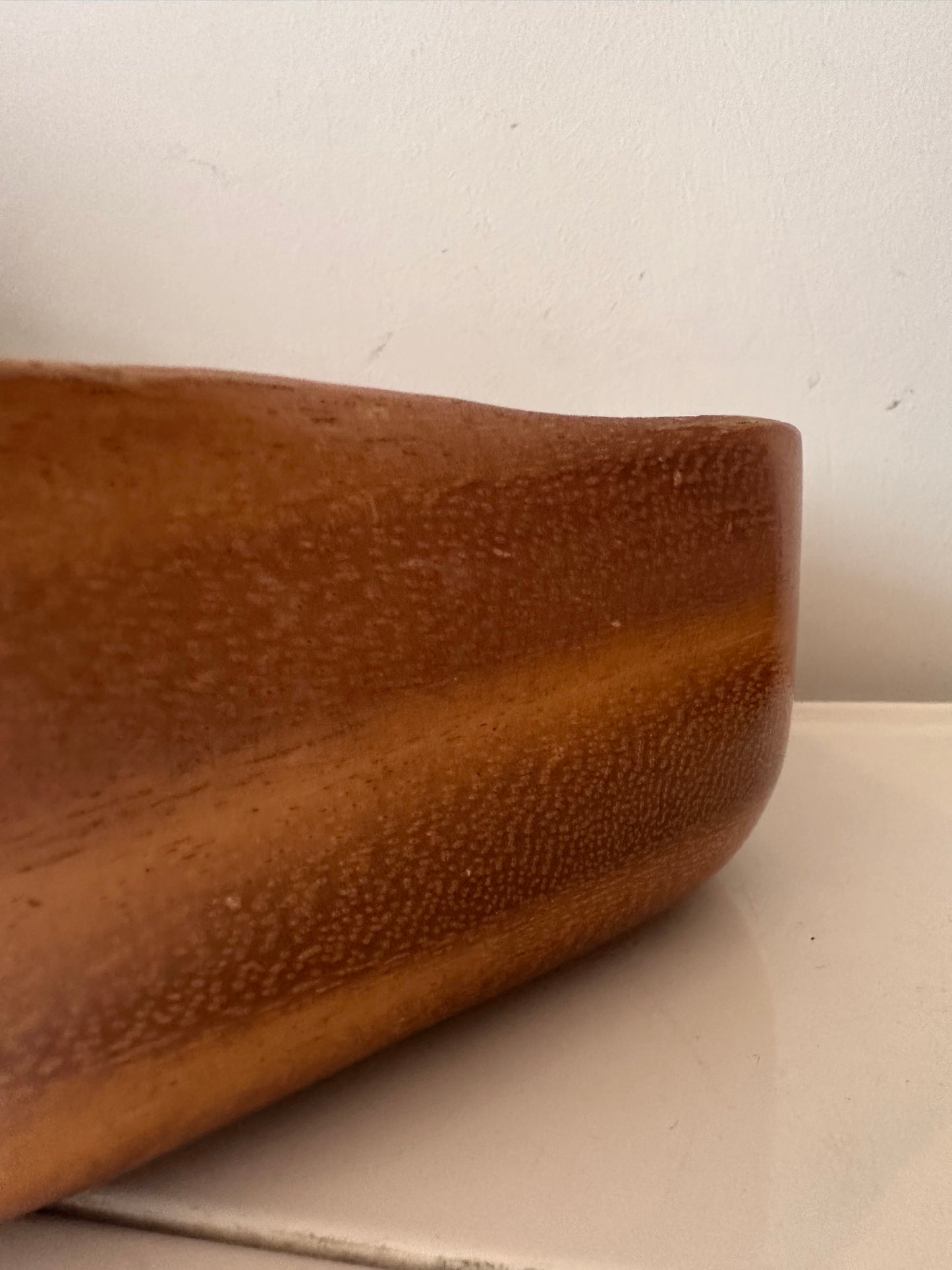 Teak houten schaal jaren 70