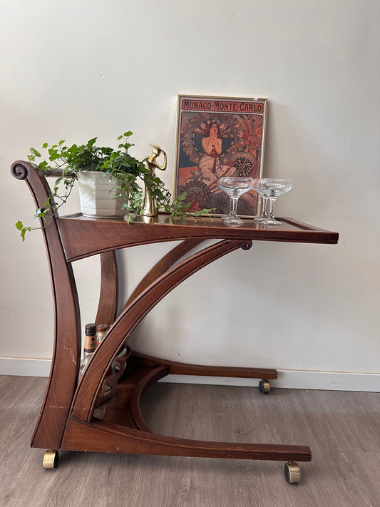 Mid Century serveerwagen barcart
