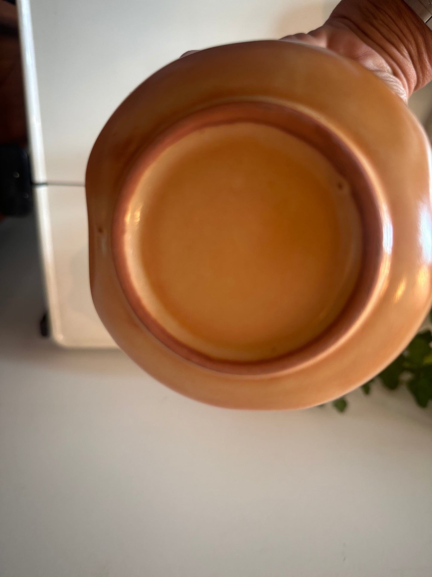 Twee keramieken bewaarpotten jaren 70 Prijs per stuk