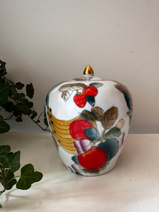 Gemberpotje met fruitdecor