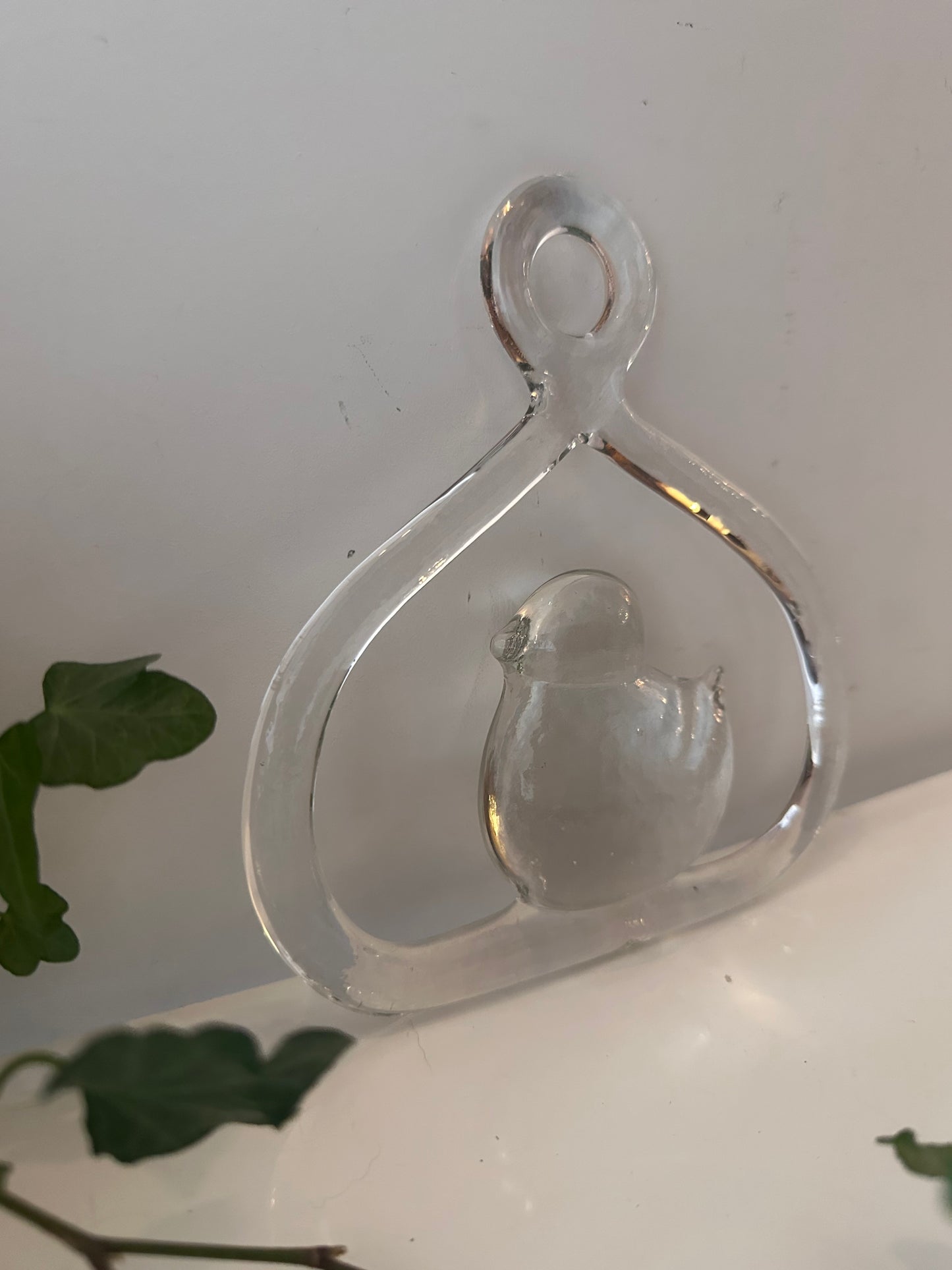 Kosta Boda glazen muur/raam hanger decoratie