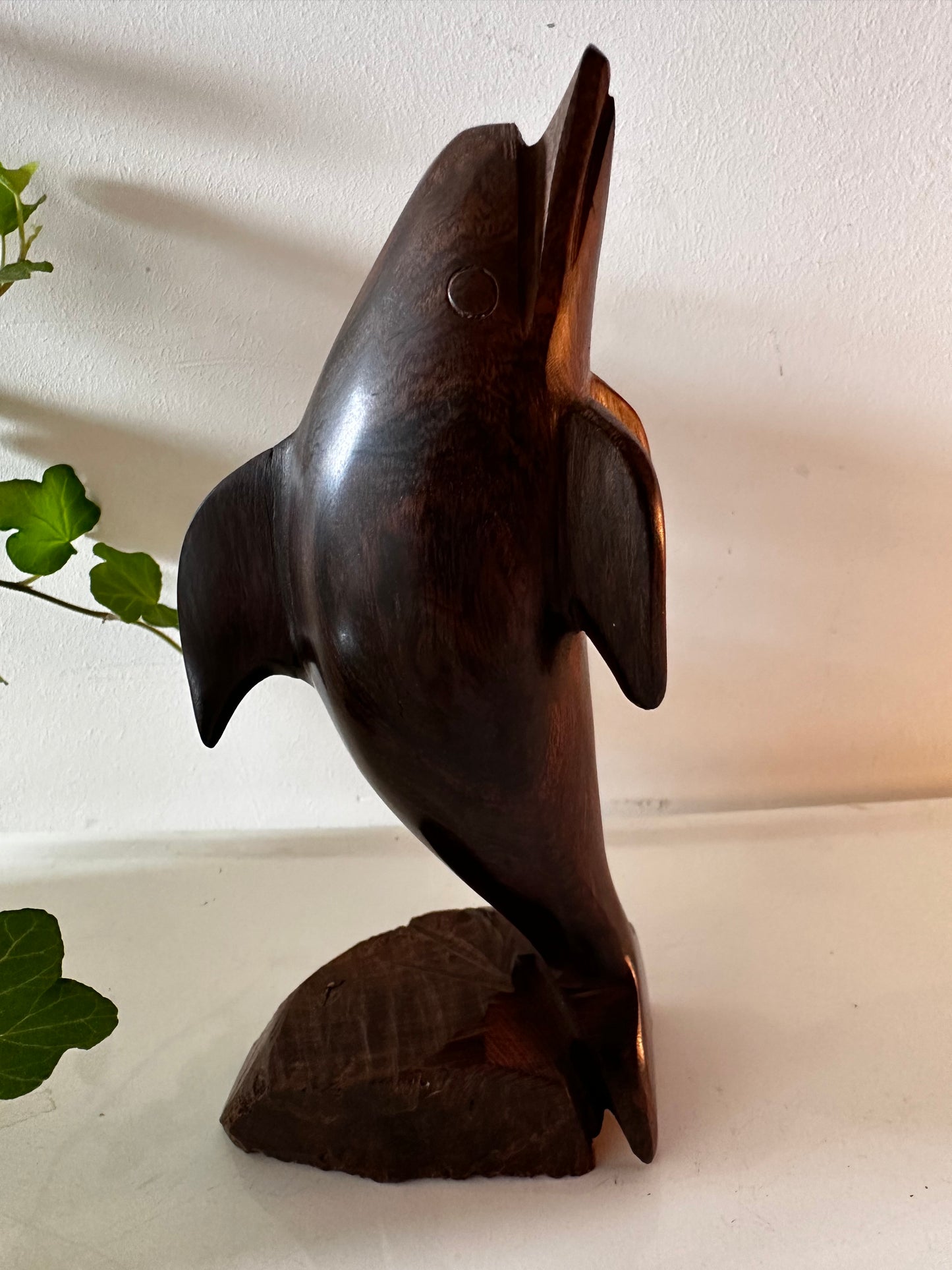 Mid Century boekensteun dolfijn vintage