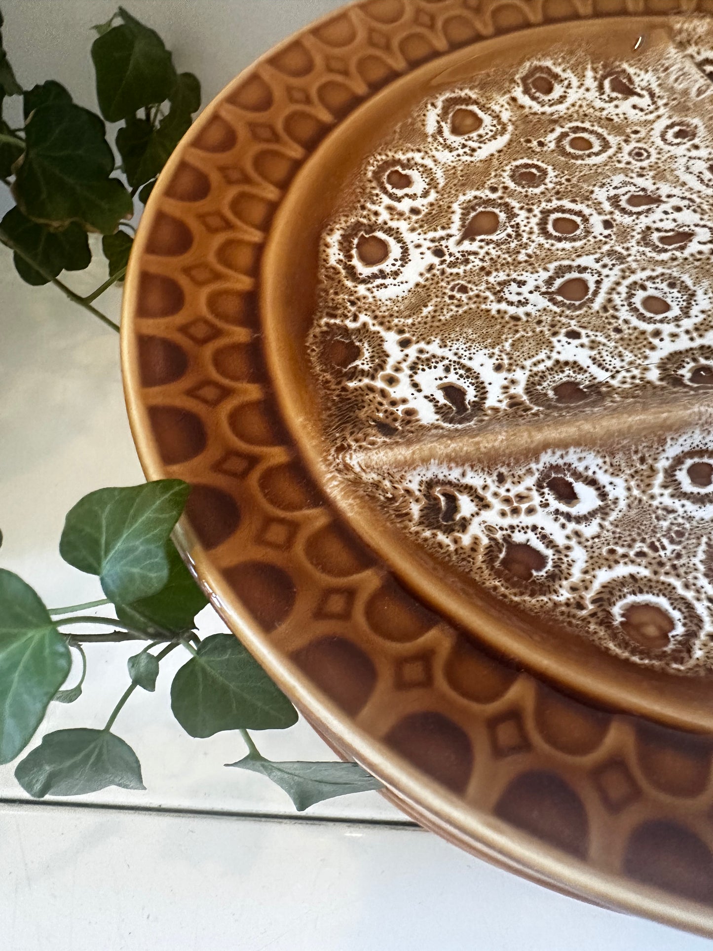 Set van 5 fondue Borden jaren 70