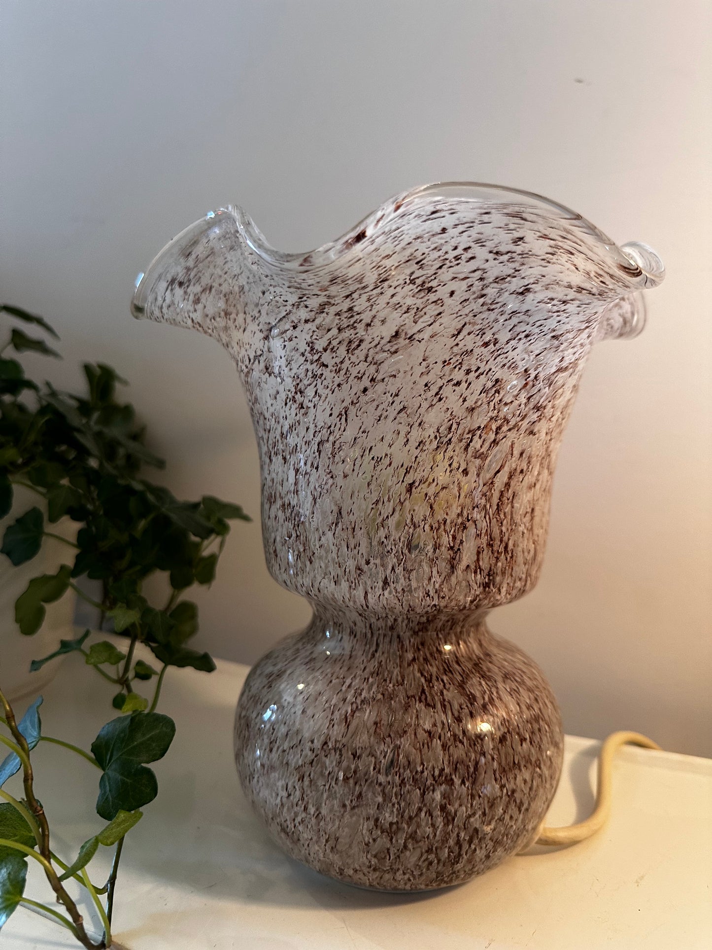 Murano glazen Doria vintage jaren 70 lamp