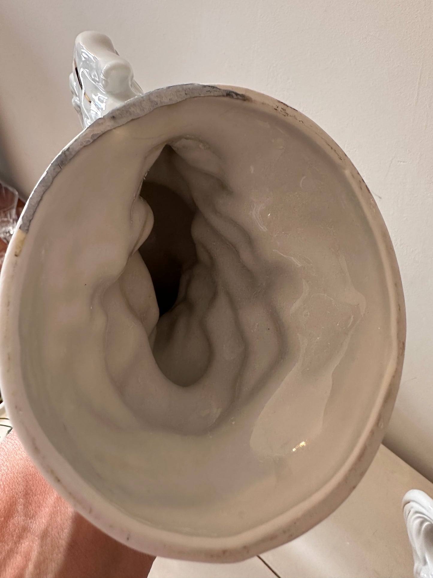 Porseleinen paarden Capodimonte stijl