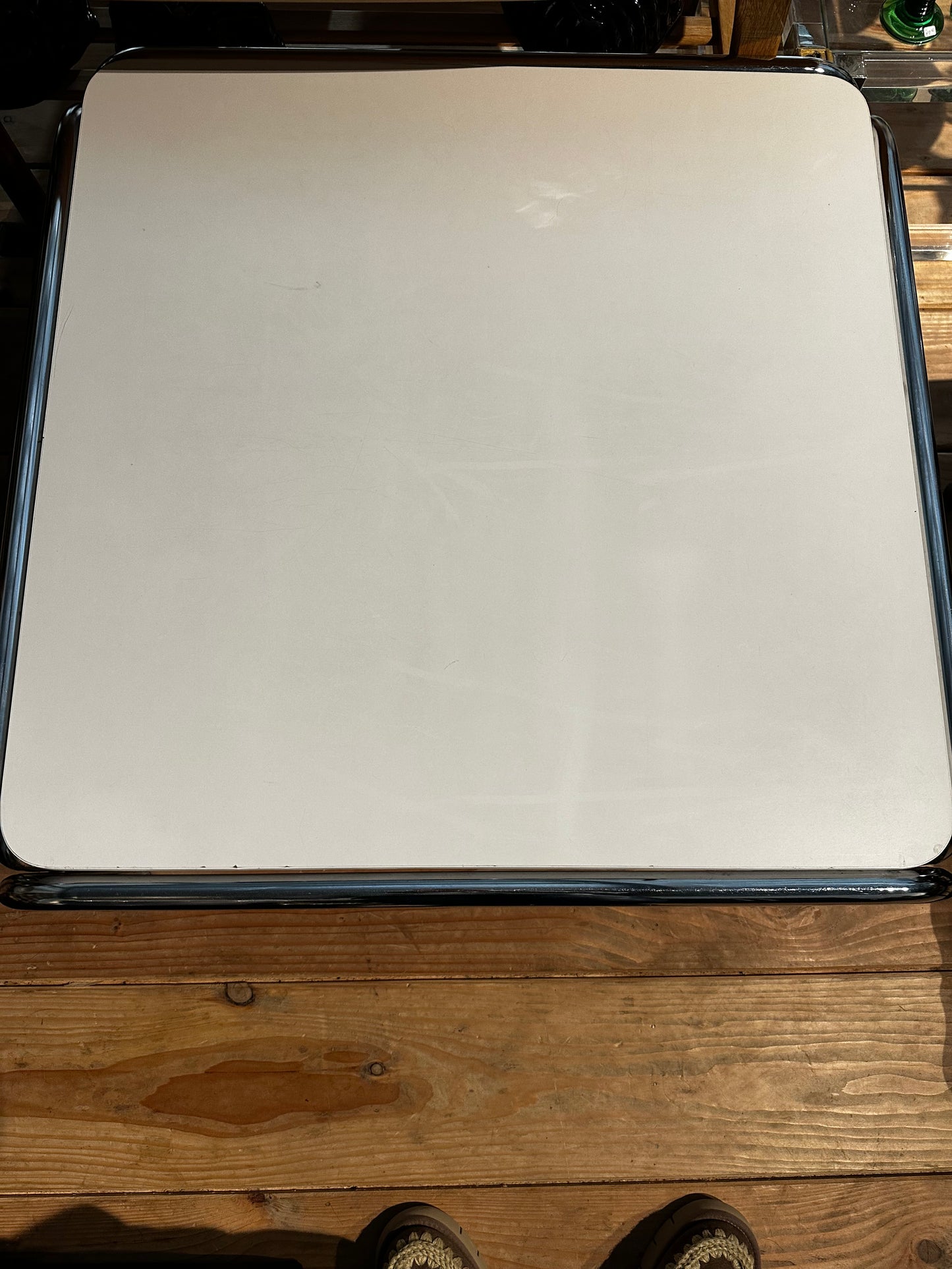 Salontafel buizenframe jaren 70/80