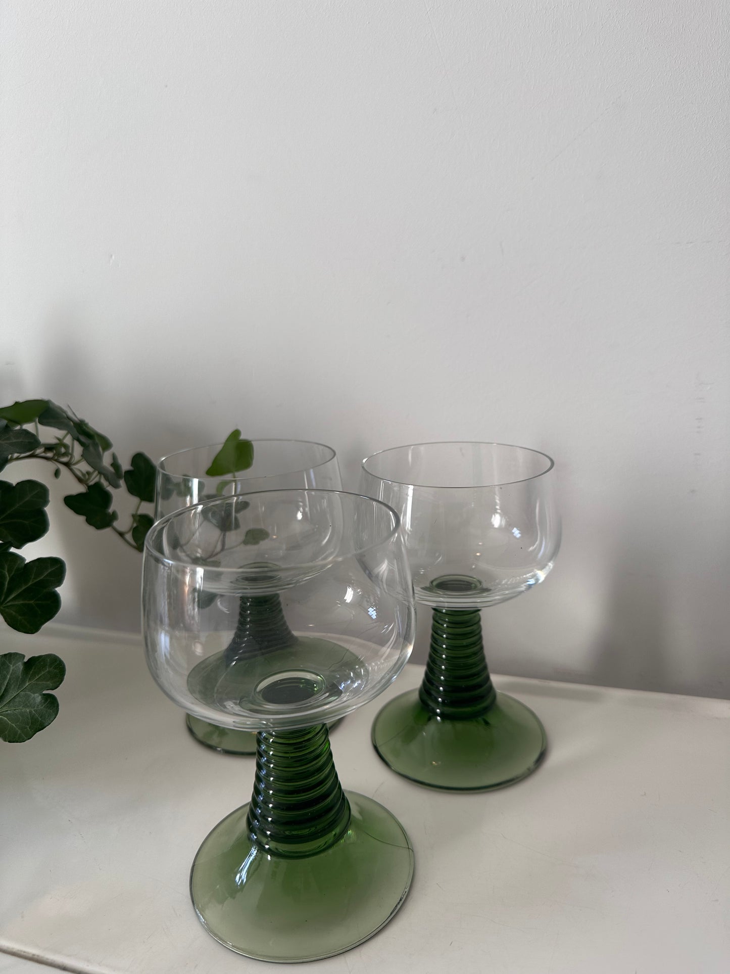 Set van 3 Roemer Moezel glazen