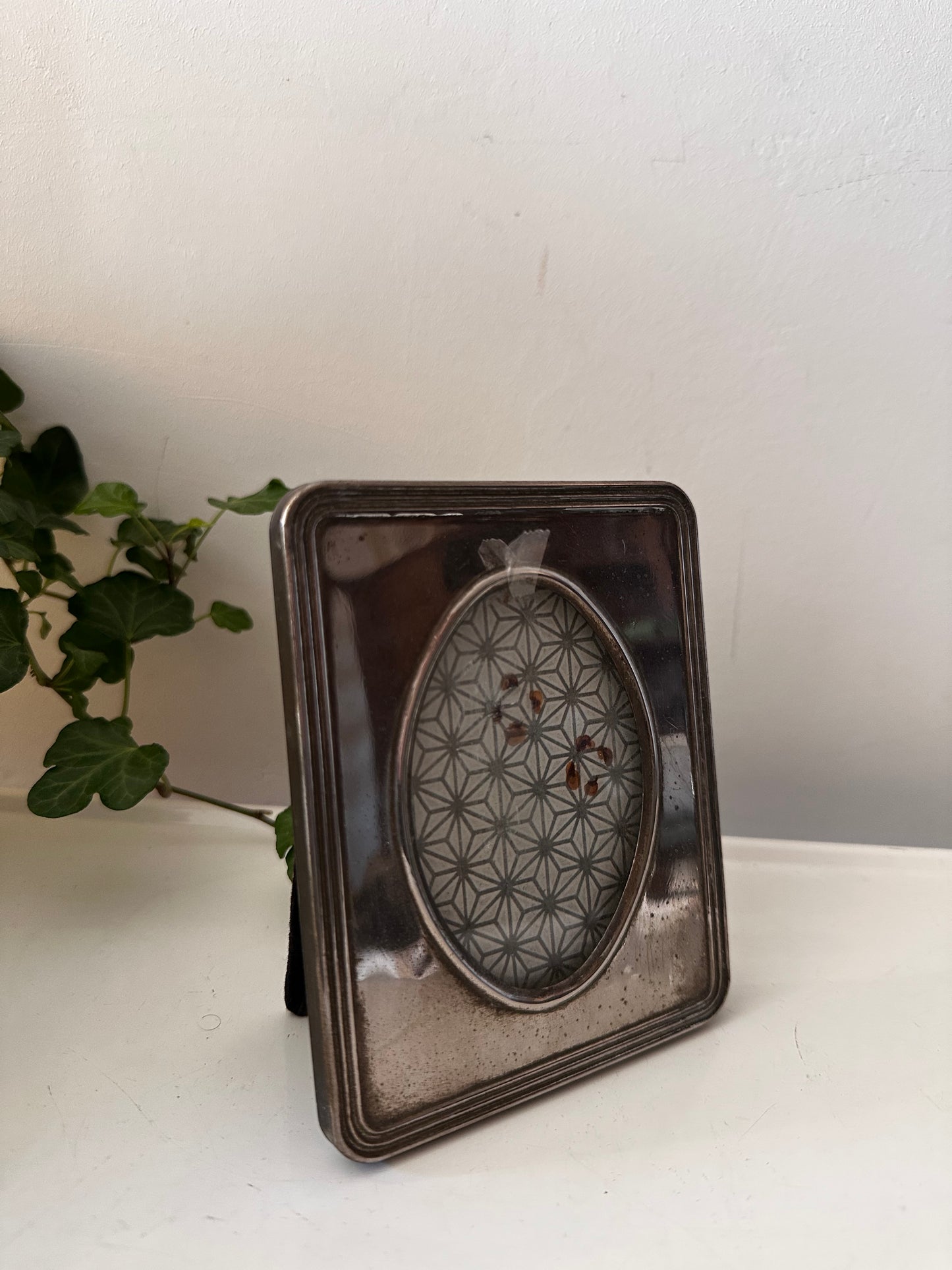 Zilverkleurig fotolijstje