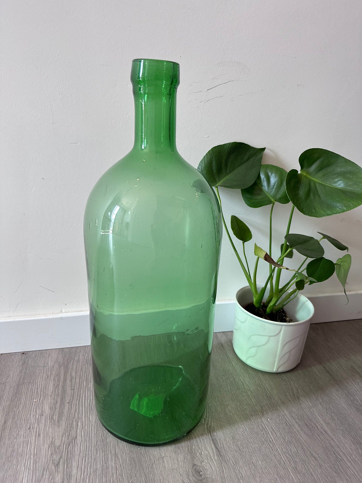 Gistfles groen glas