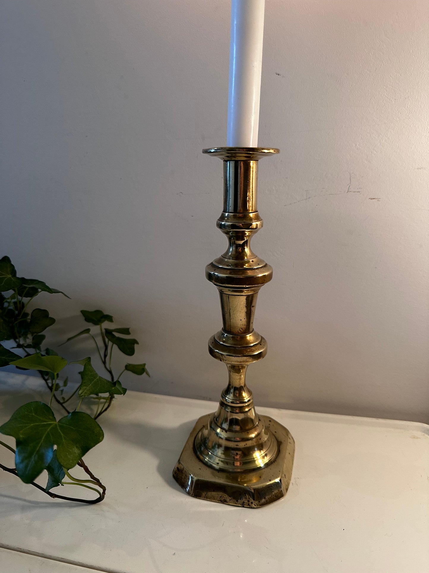 Messing vintage kandelaar