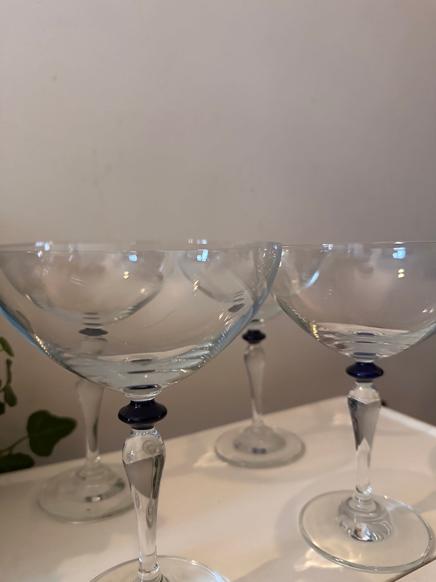 Set van 4 coupe champagne glazen Leonardo