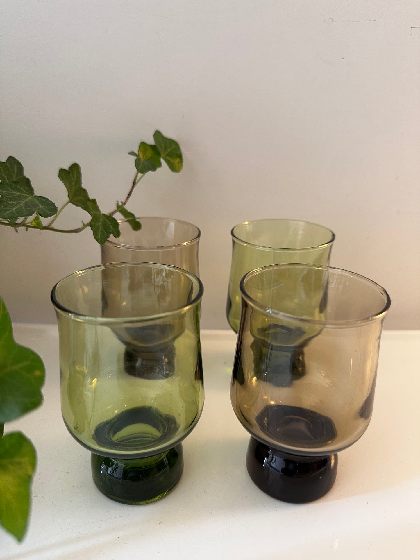 Vintage Jaren 60 waterglazen