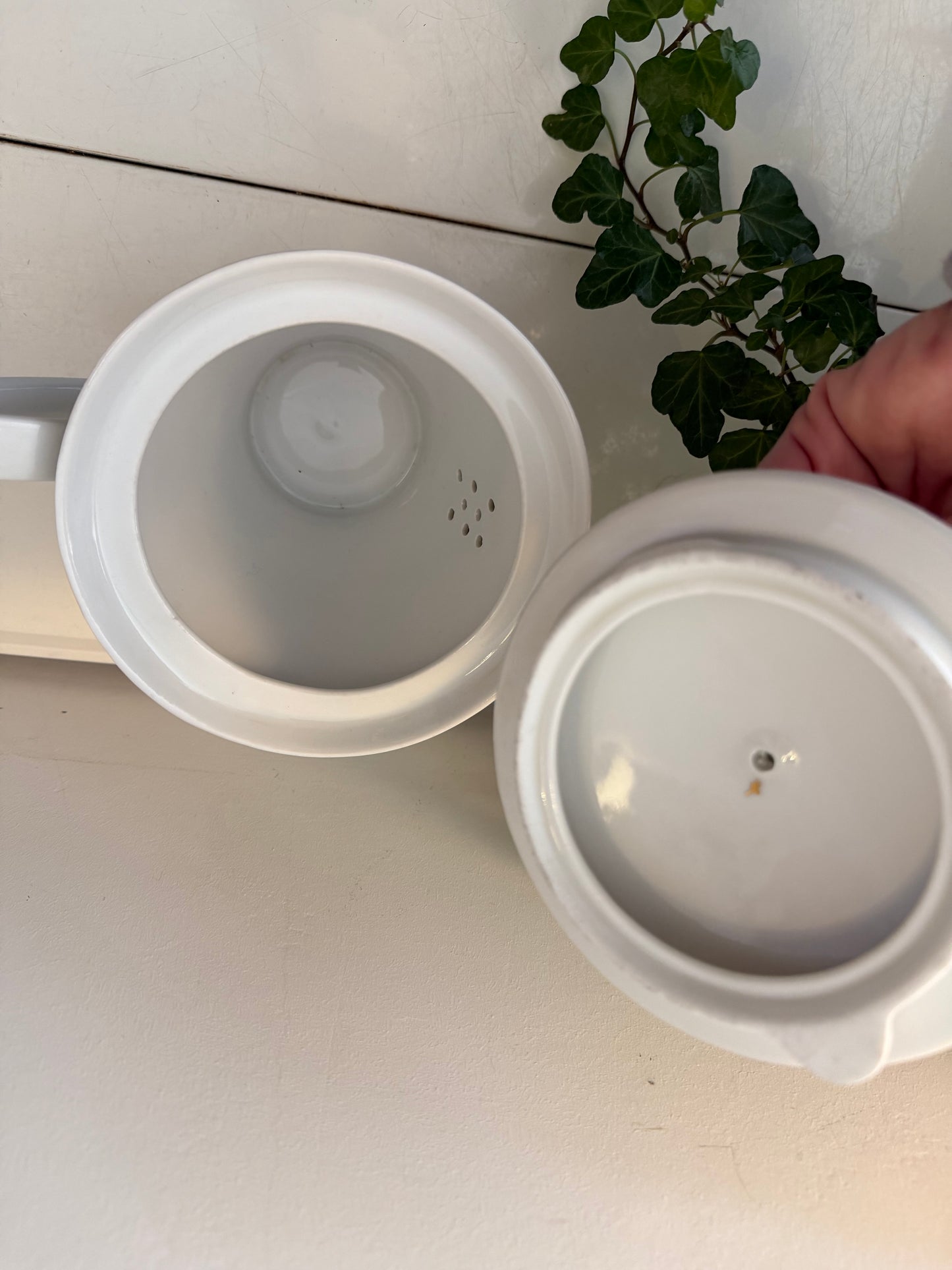 Porseleinen theepot koffiekan