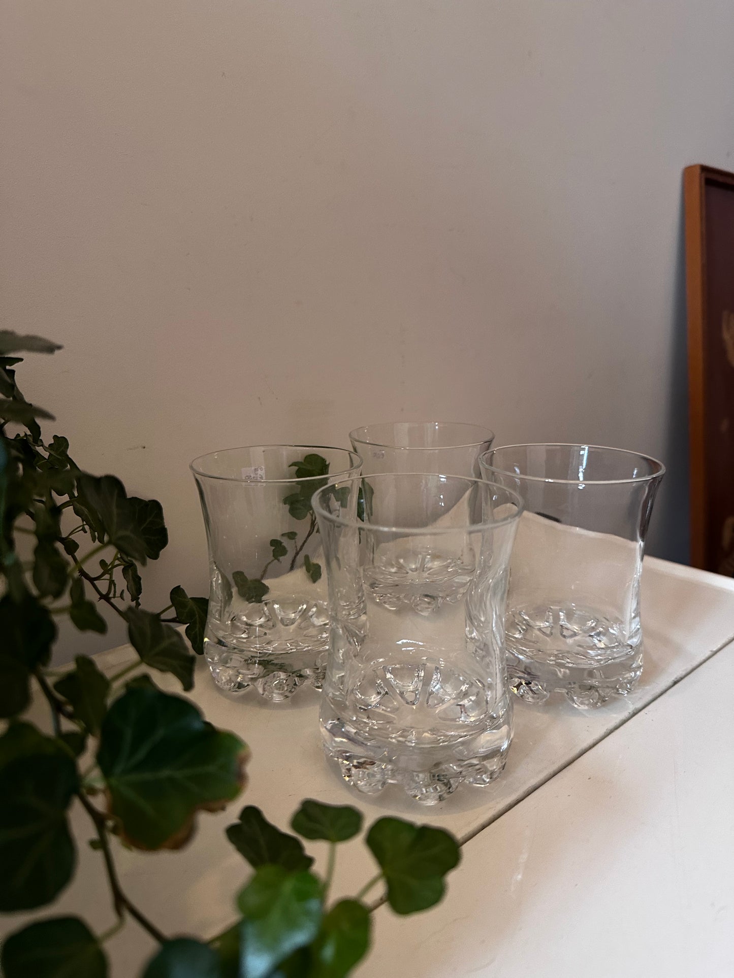 Kristallen vintage waterglazen