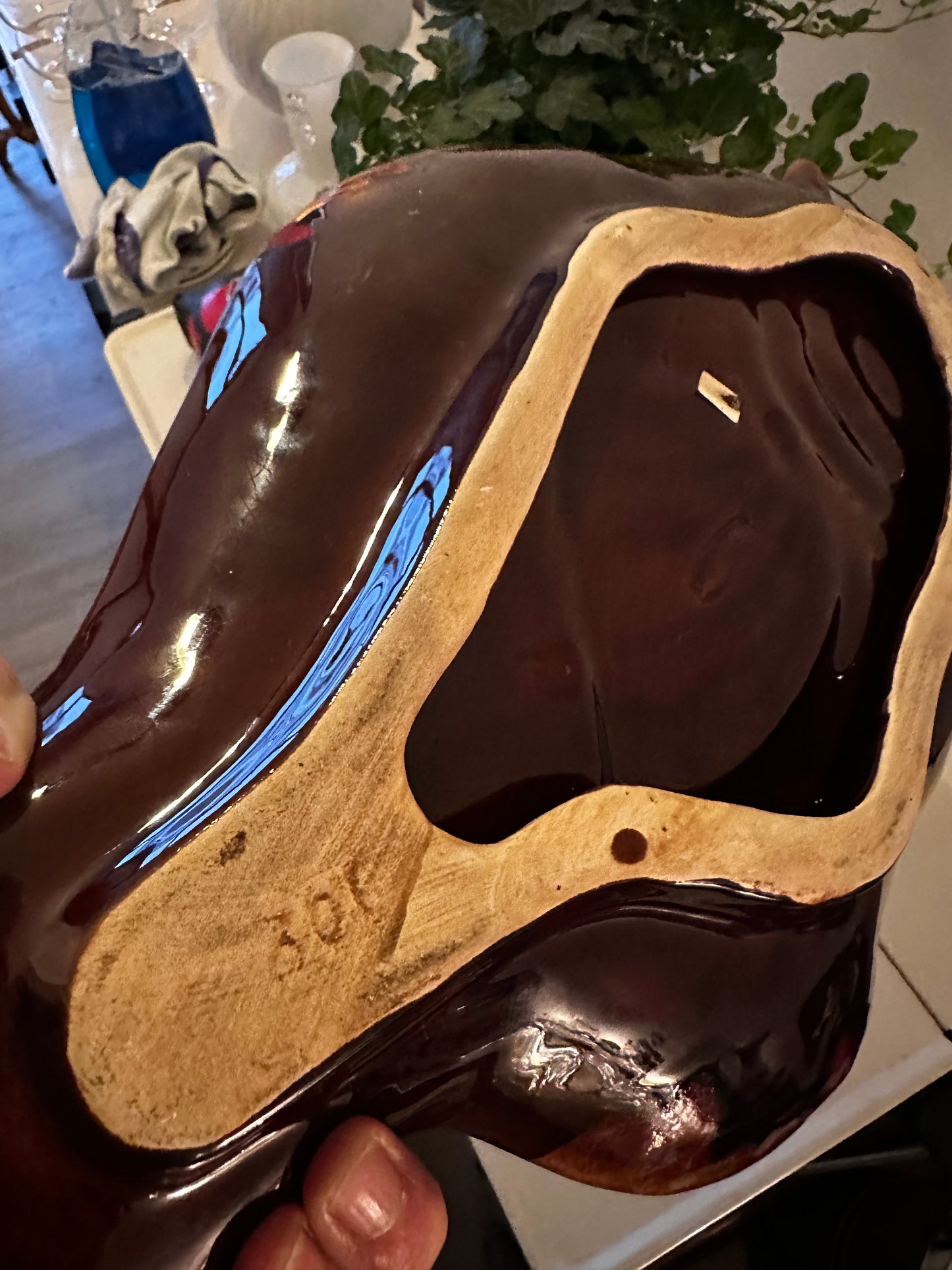 Vallauris keramieken schaal jaren 70