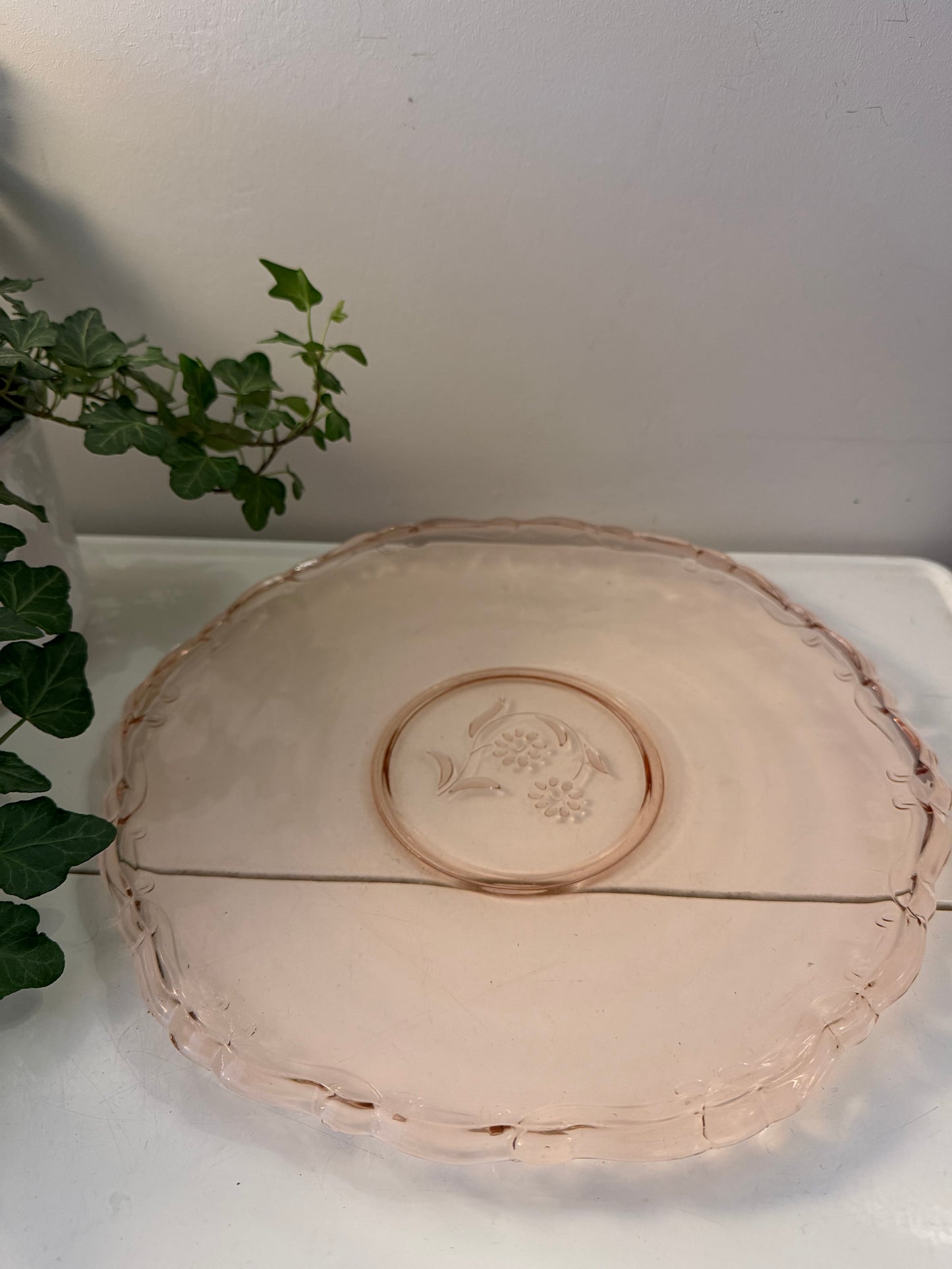 Art Deco persglazen schaal