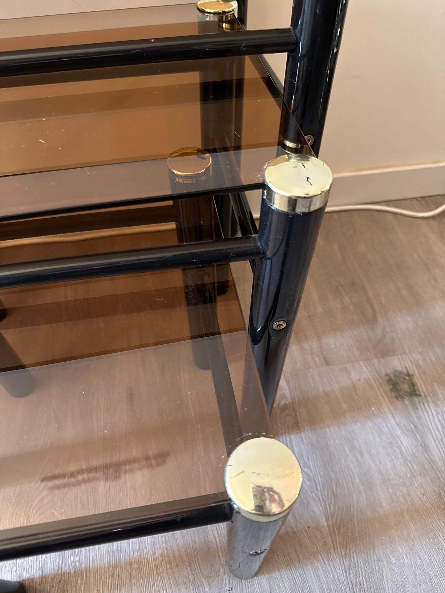 Set van 3 nesting tables space age Hollywood Regency