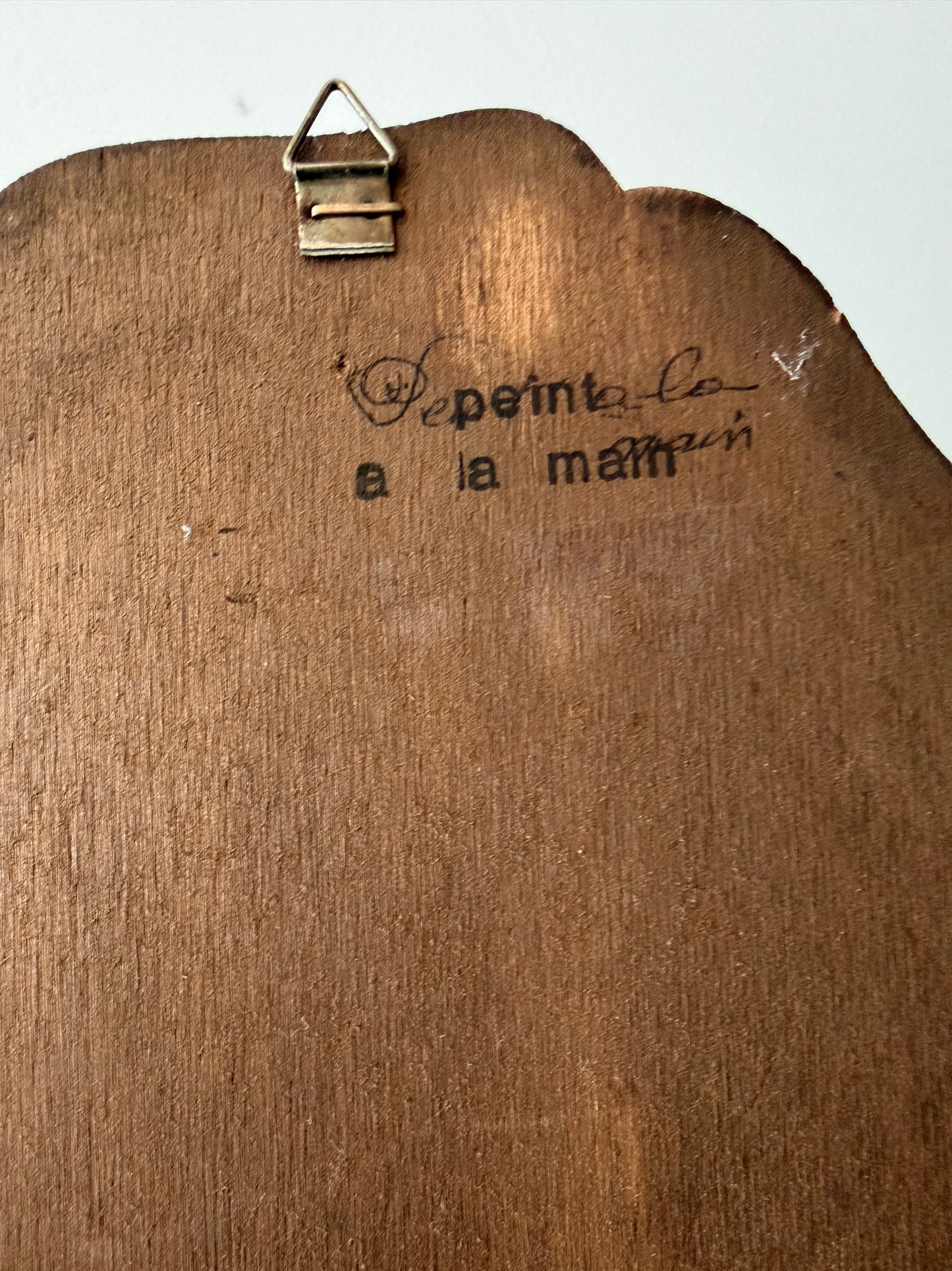 Geschilderd wanddoek met boeket