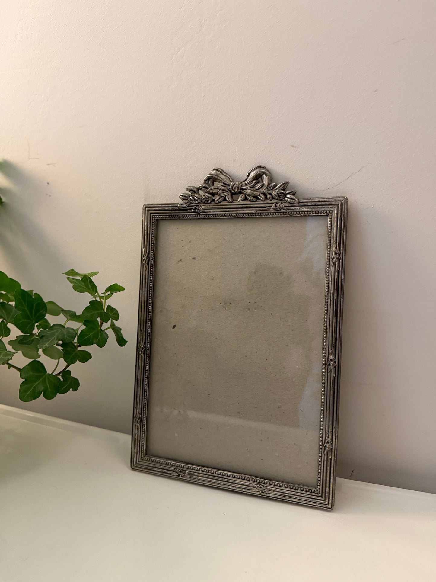 Zilverkleurig fotolijstje