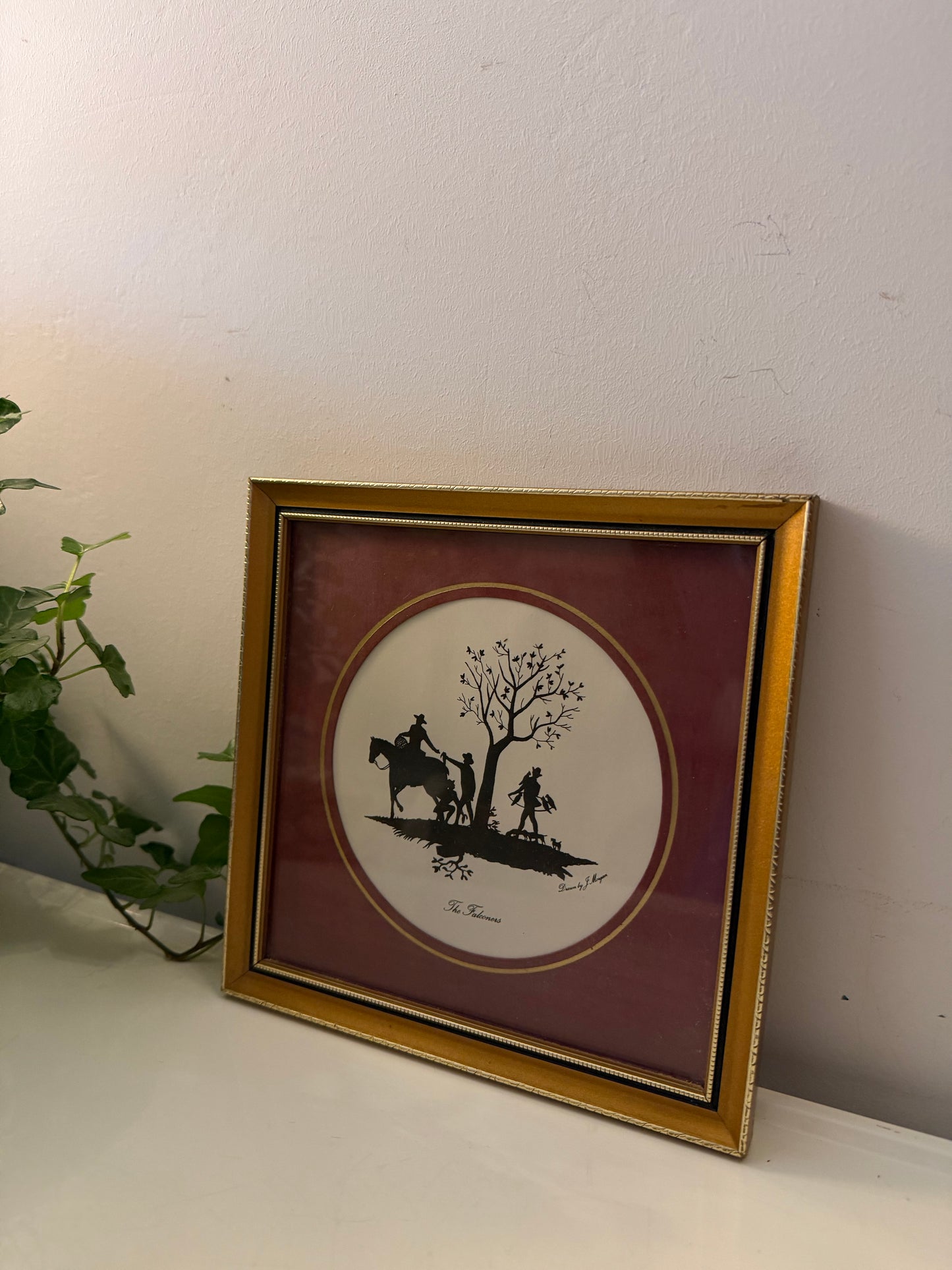 Silhouet prent The Falconers