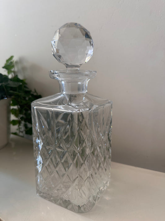 Karaf geslepen kristal