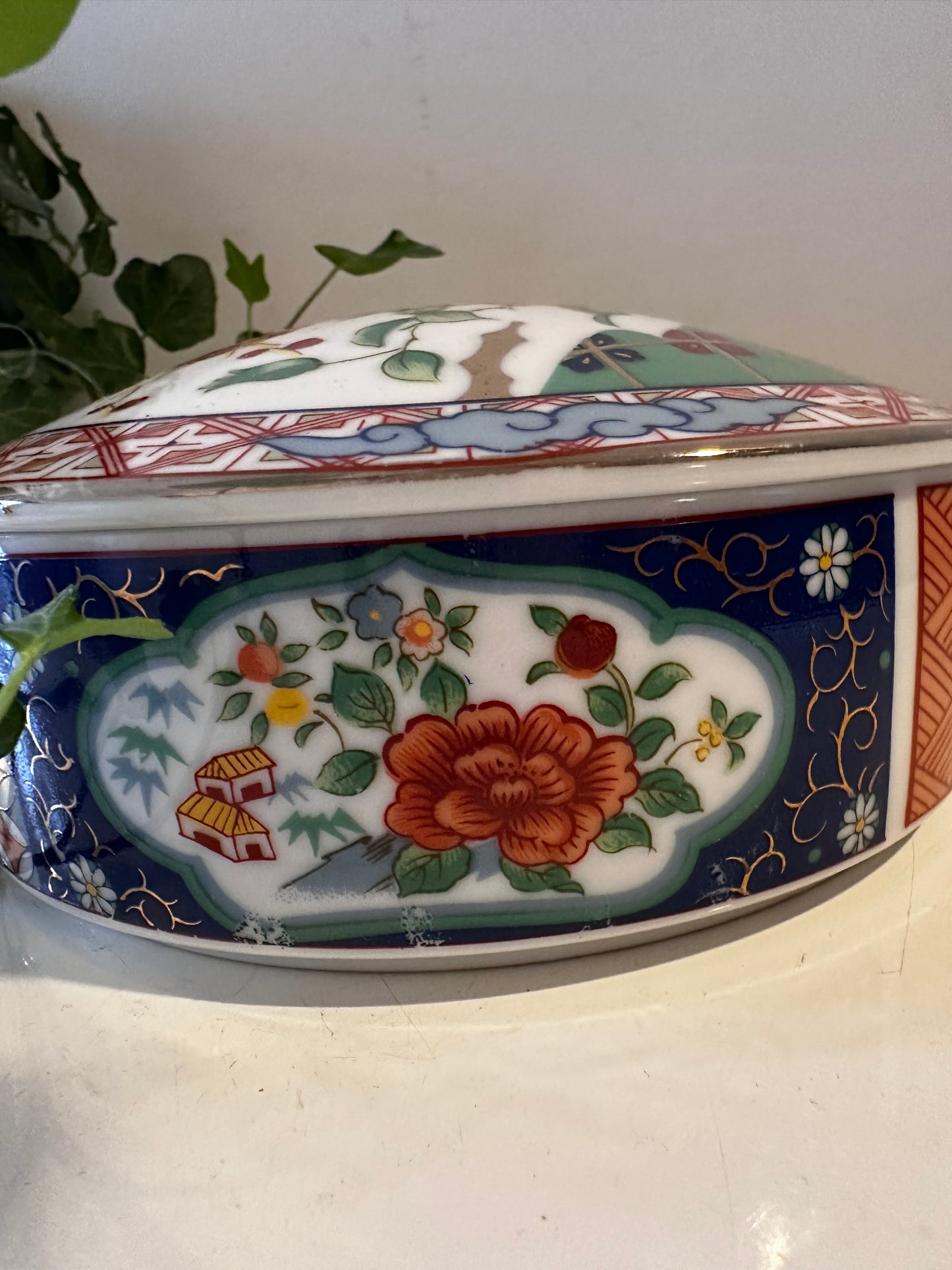 Japans dekseldoosje vintage