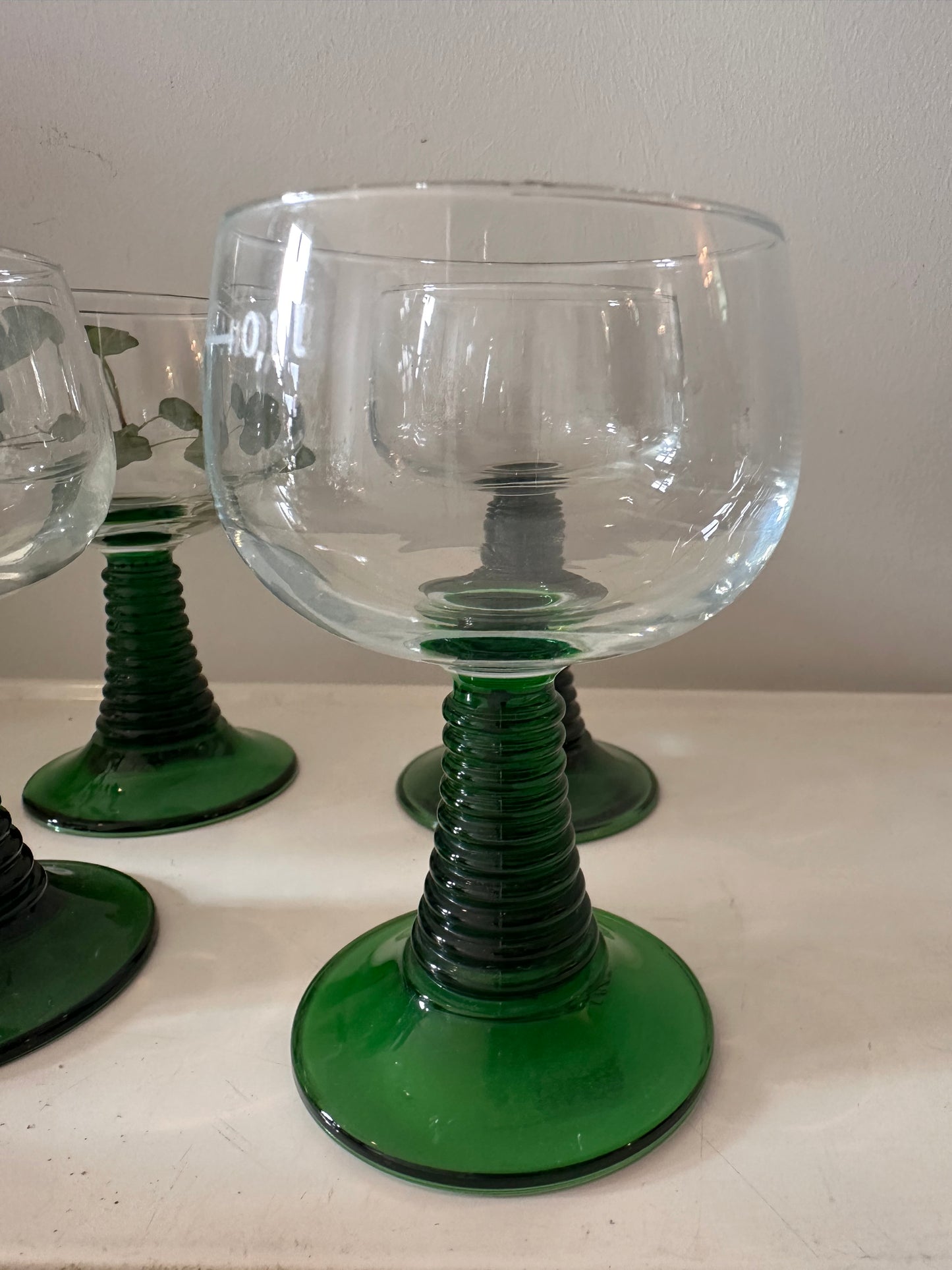 Set van 4 Roemer glazen