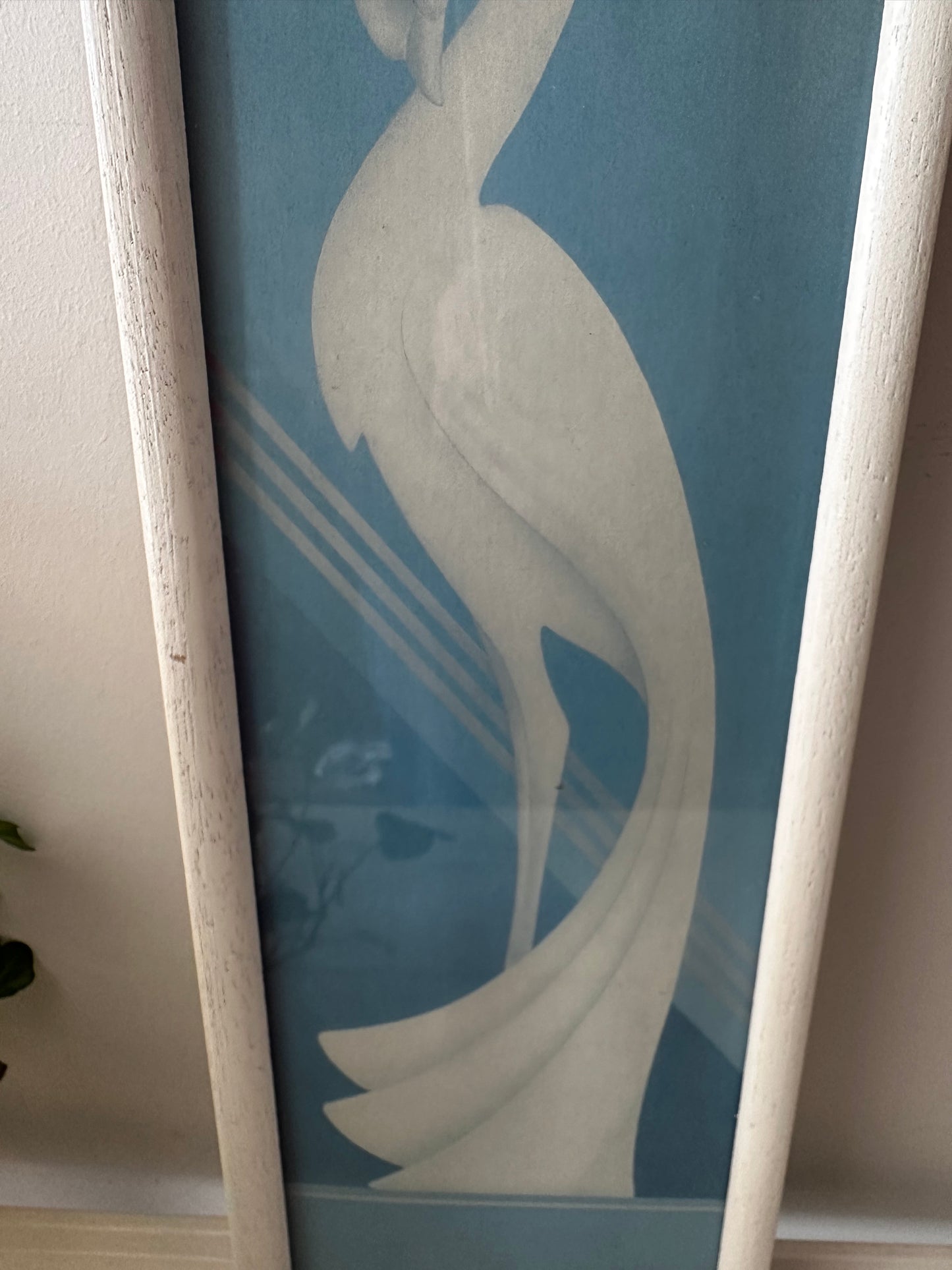 Art Deco Stijl prent met lijst