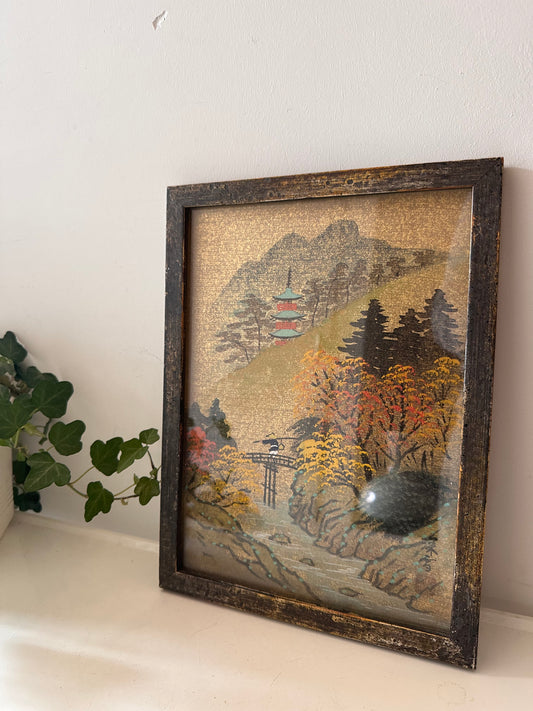 Japanse prent in lijst