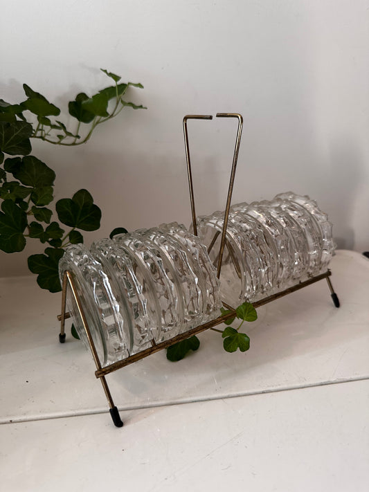 Jaren 60 rekje met onderzetters