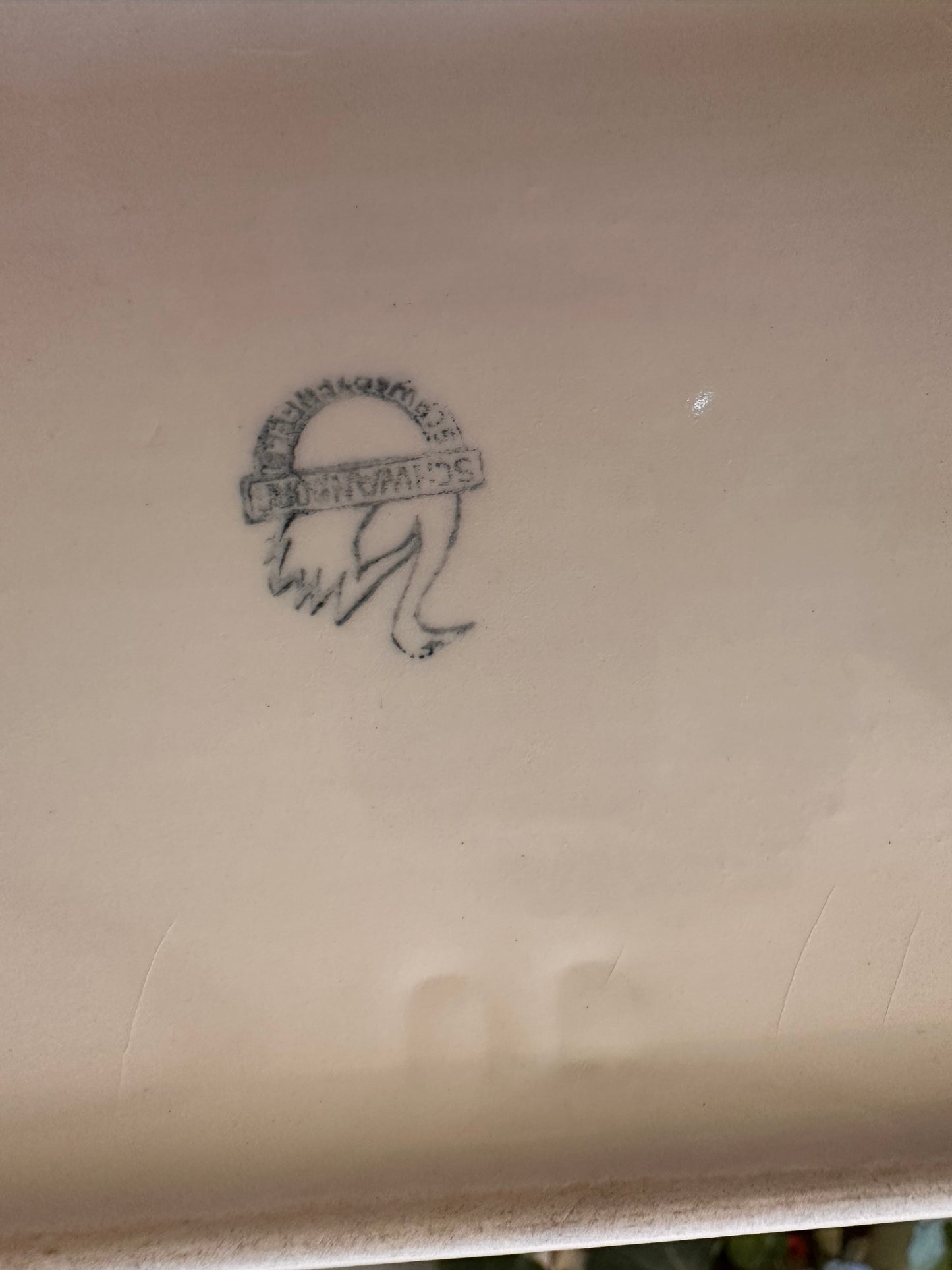 Porseleinen terrine met vis op de deksel