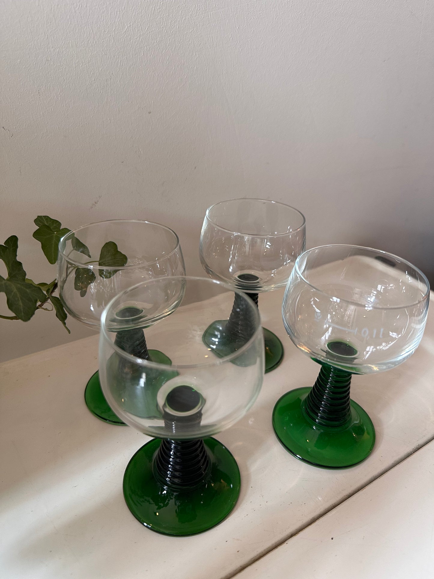 Set van 4 Roemer glazen