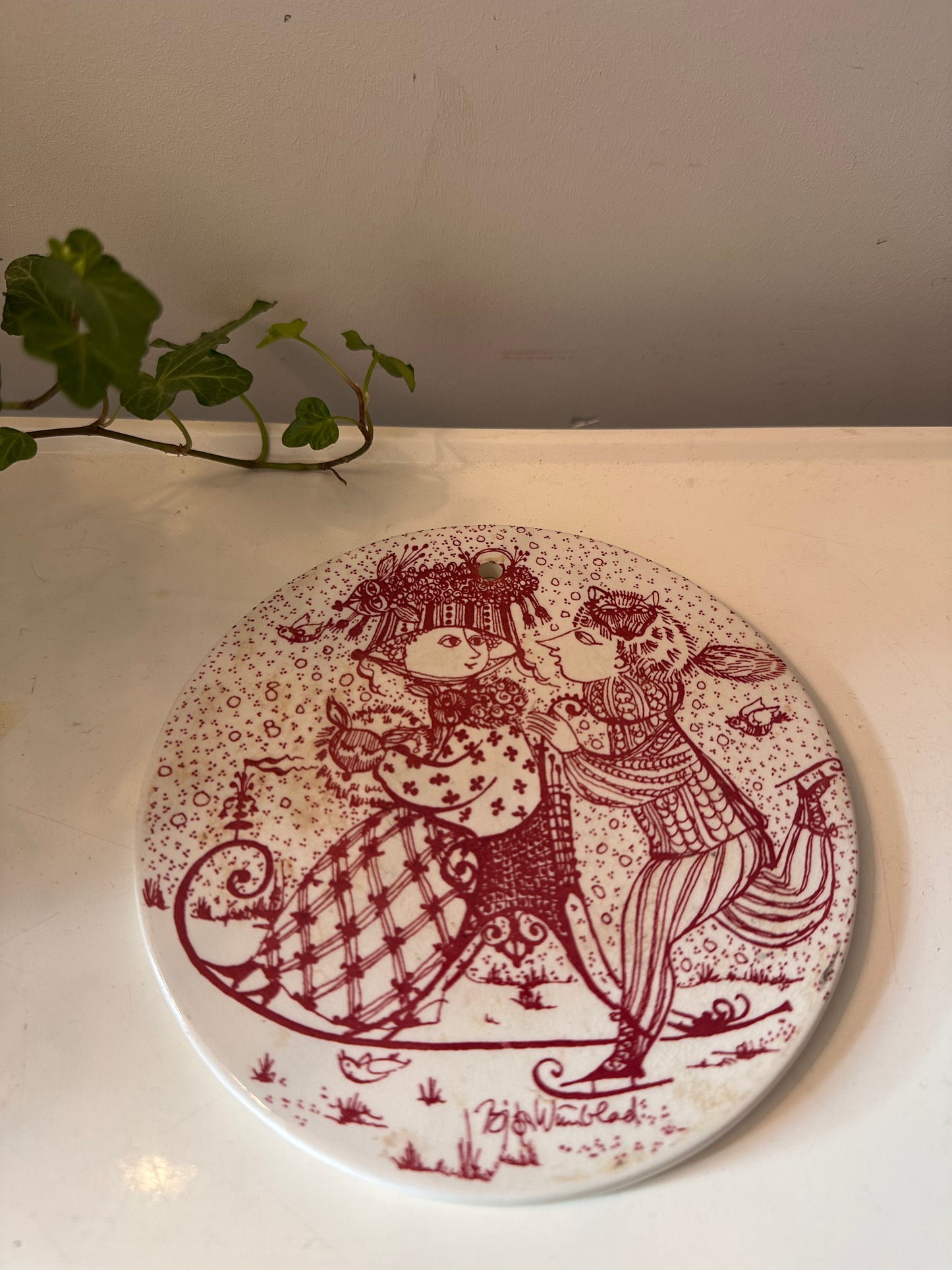 Deens design wandbordje