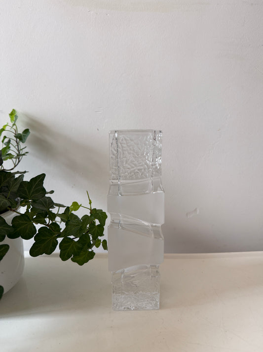 Glazen pop art stijl vaas kristal