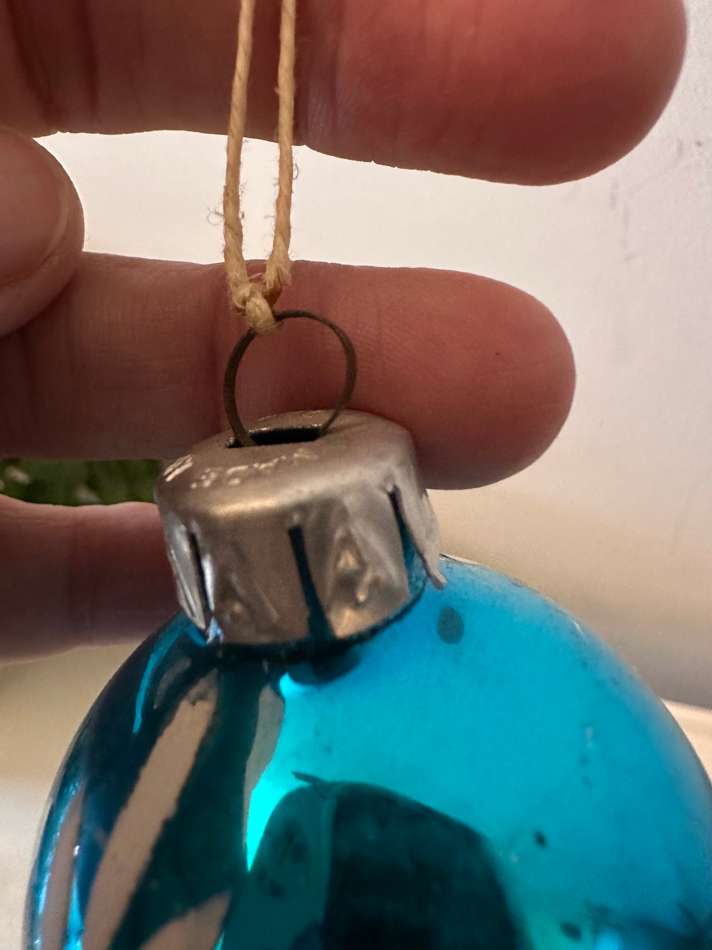 Vintage kerstbal jaren 60