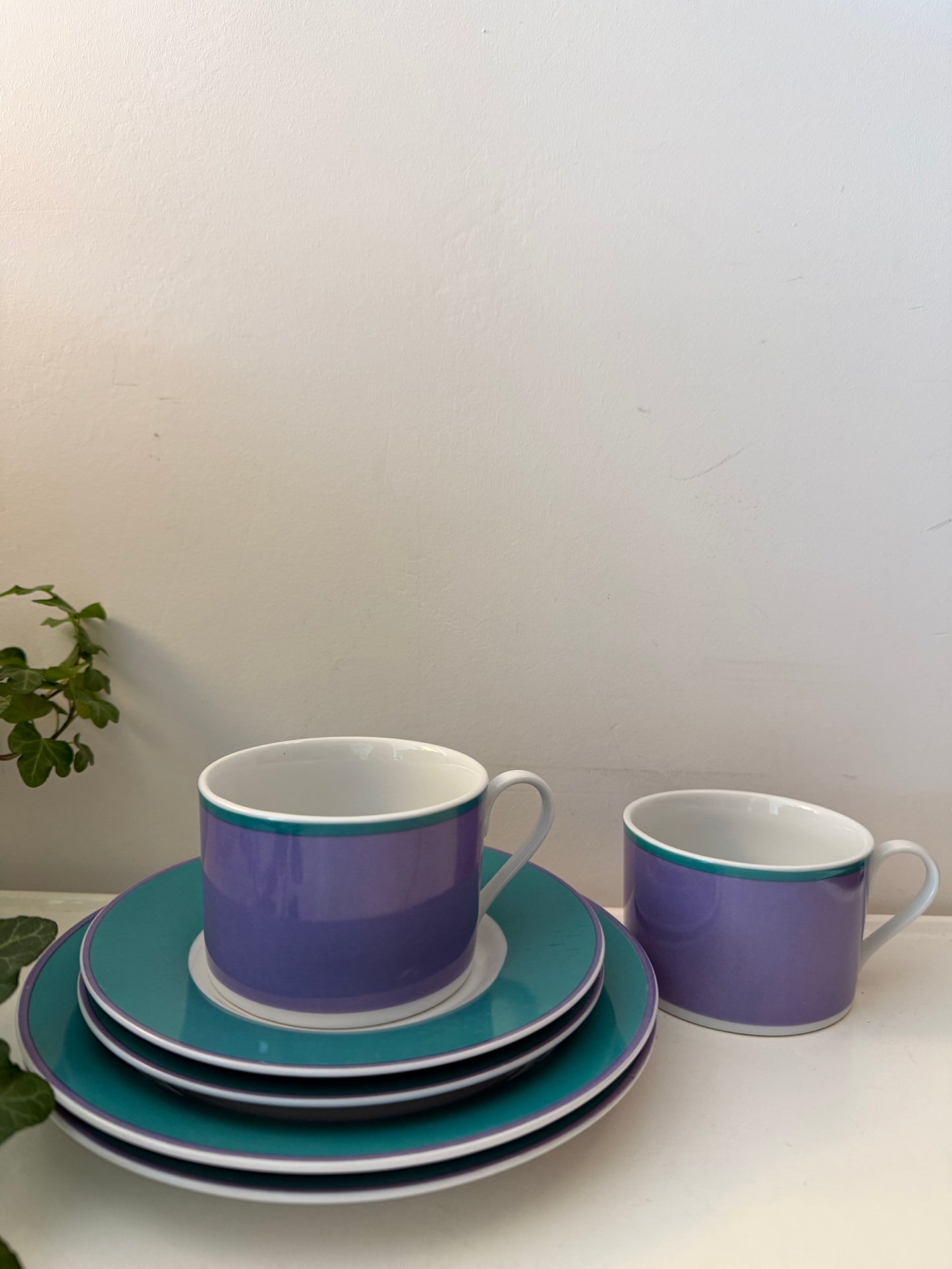 Jaren 80 ontbijtservies