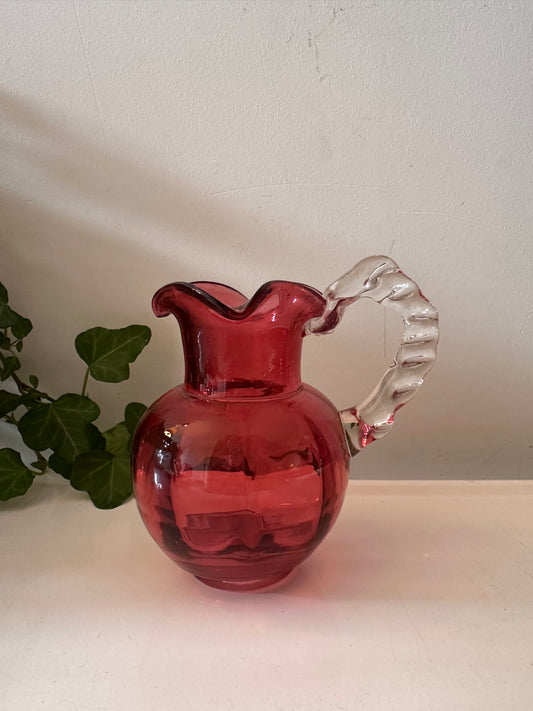 Cranberry glas mini kan jaren 50