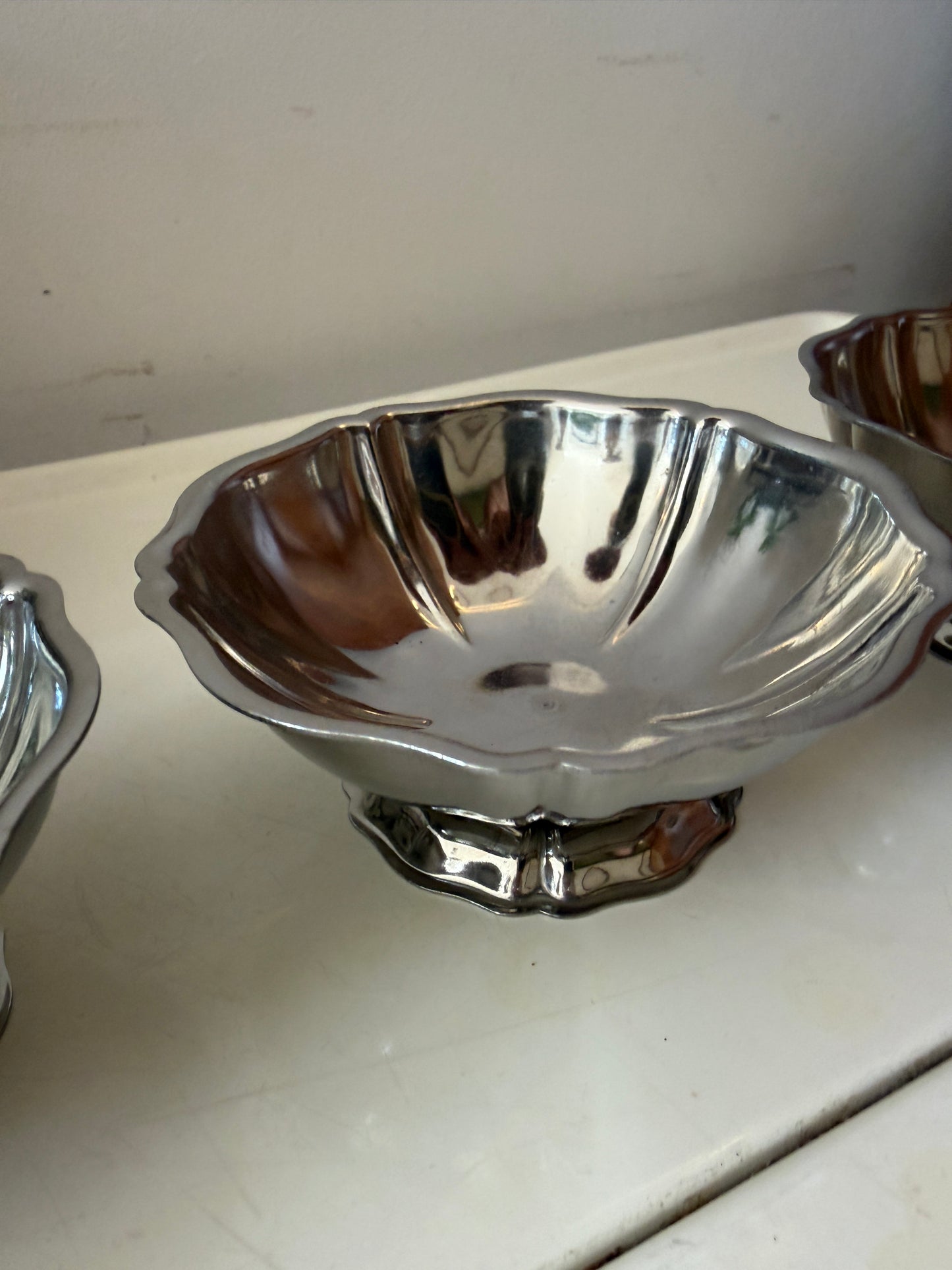 Set van 6 chrome coupes model Tulip