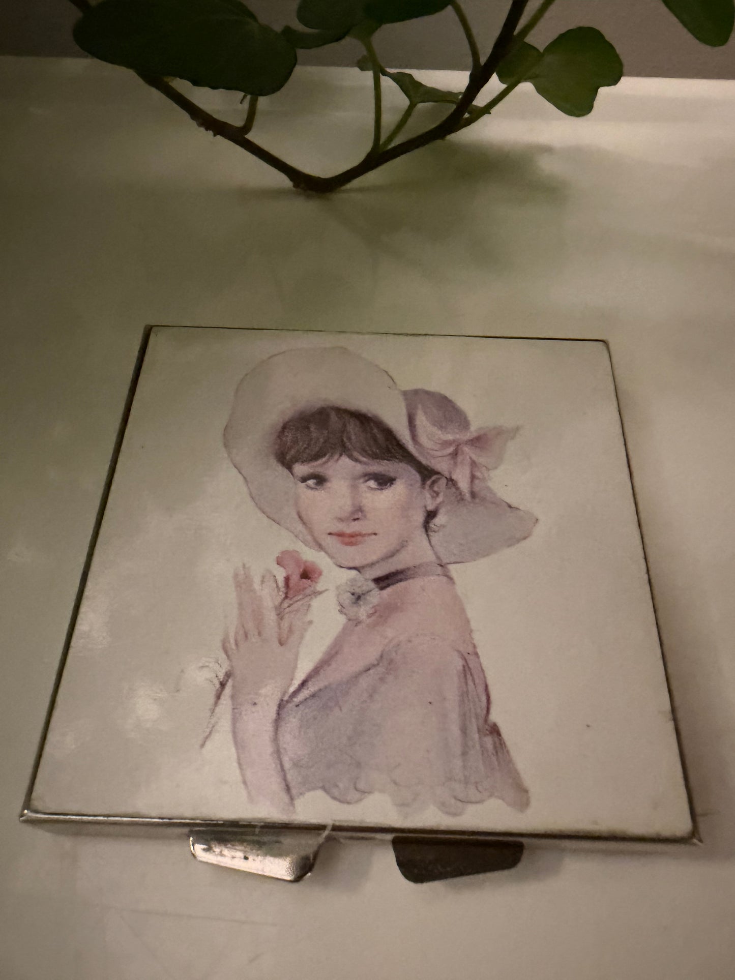 Te gek vintage tasspiegeltje