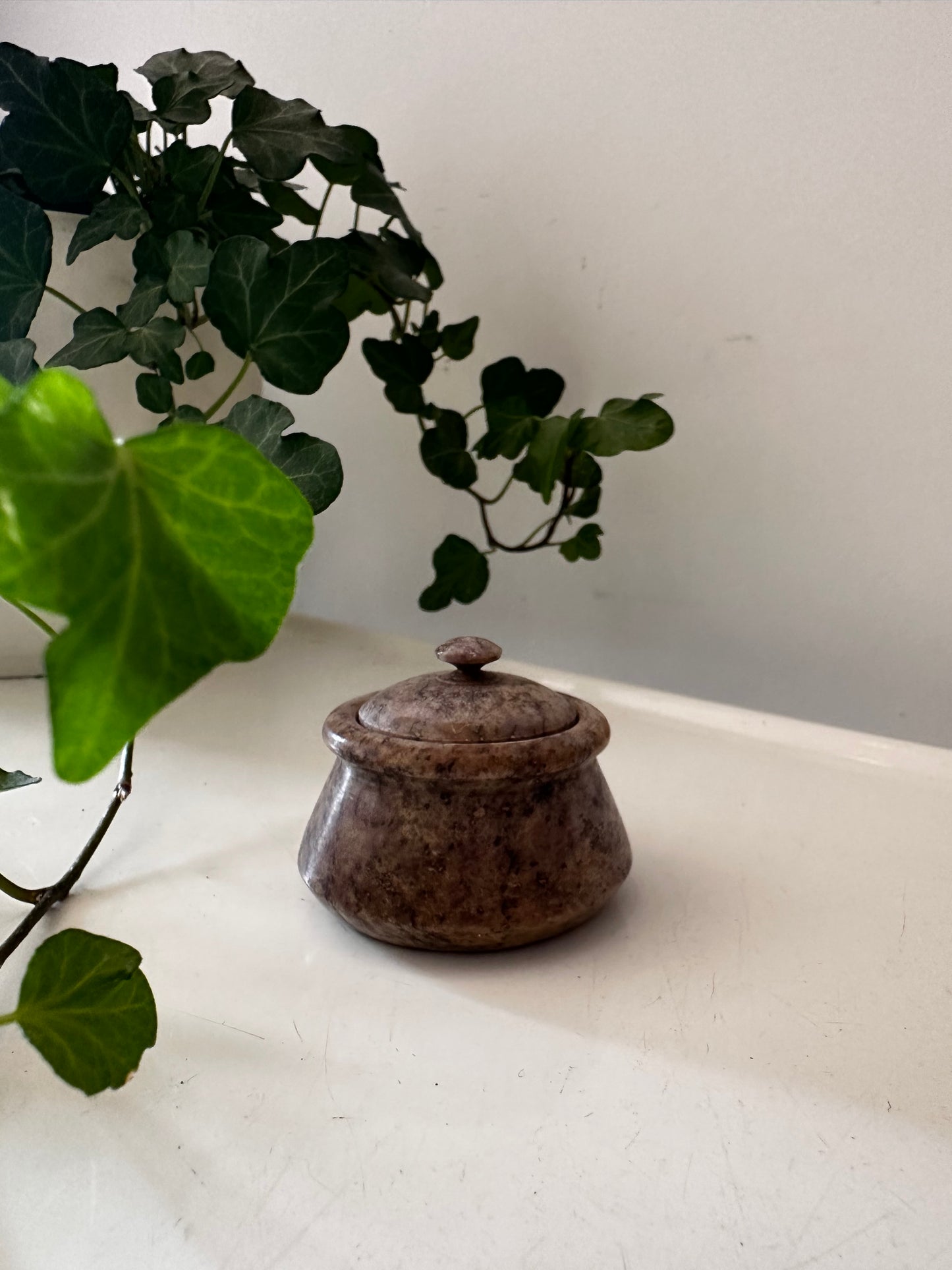 Klein onyx bewaardoosje