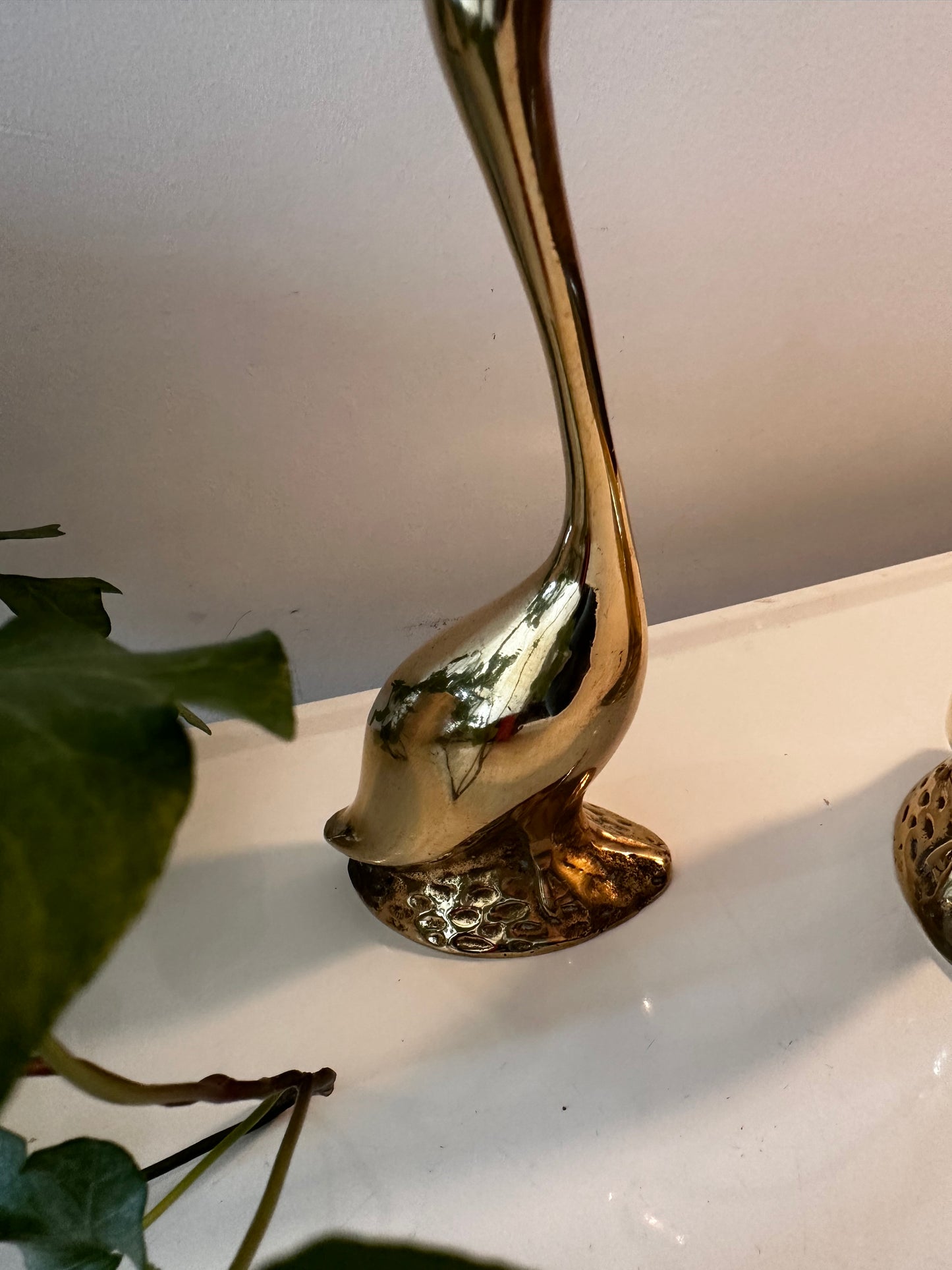 Messing zwaantjes vintage